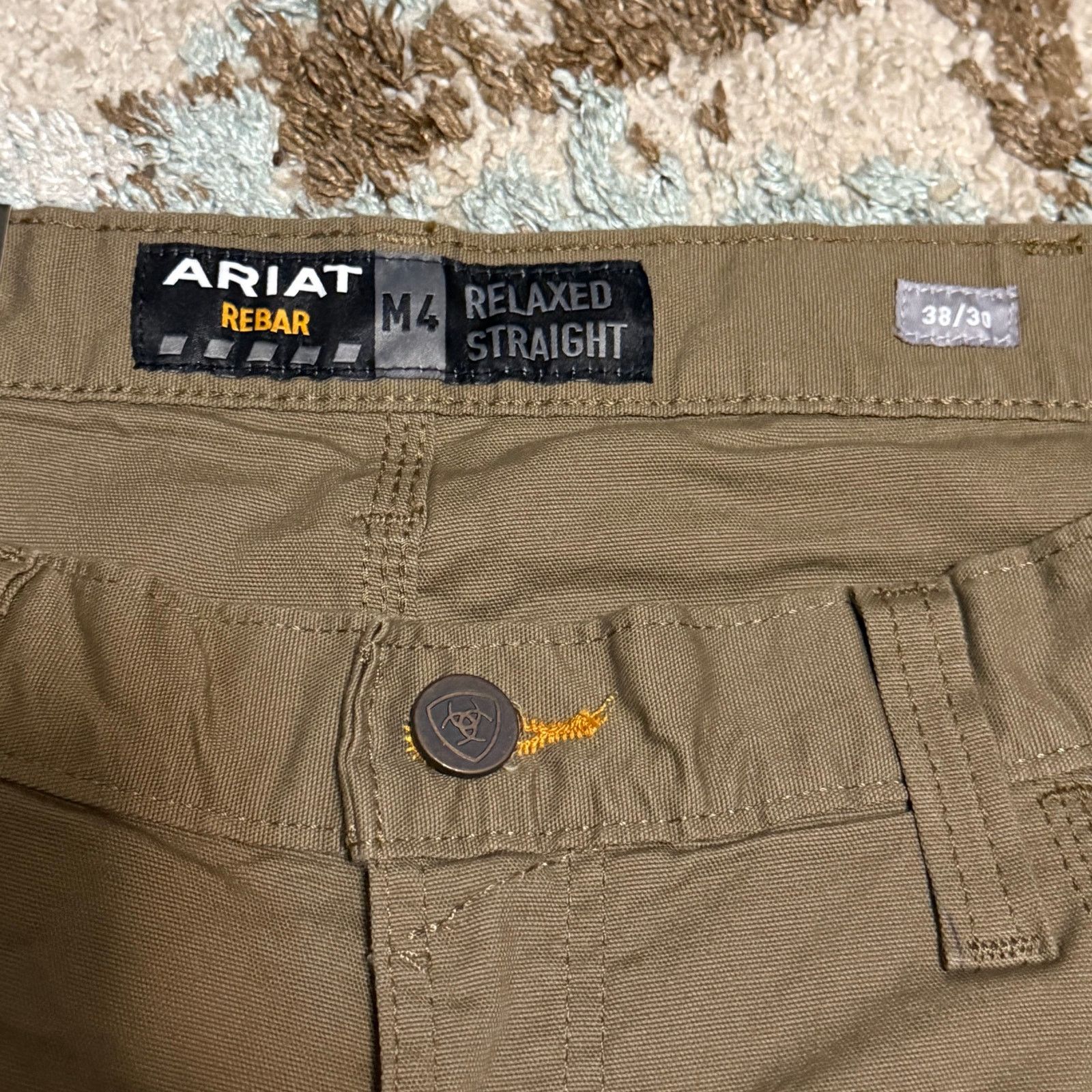 Ariat NWT Ariat M4 Rebar Relaxed Straight Carpenter Pants 38x30 Size US 38 / EU 54 - 6 Thumbnail