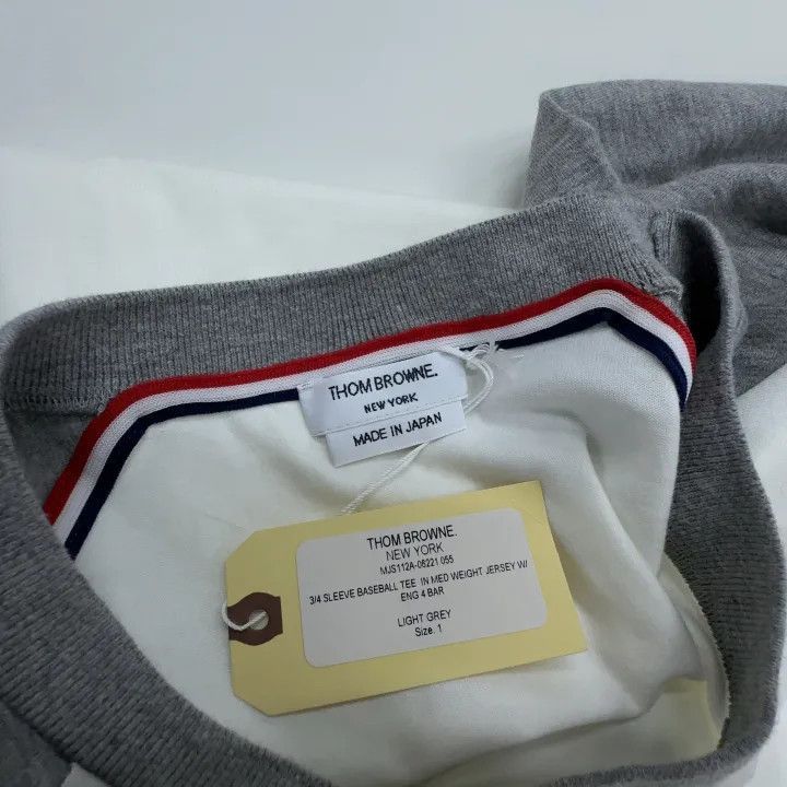 Thom Browne Thom Browne Three Stripe Short Sleeve T-Shirt -2507 Size US M / EU 48-50 / 2 - 1 Thumbnail