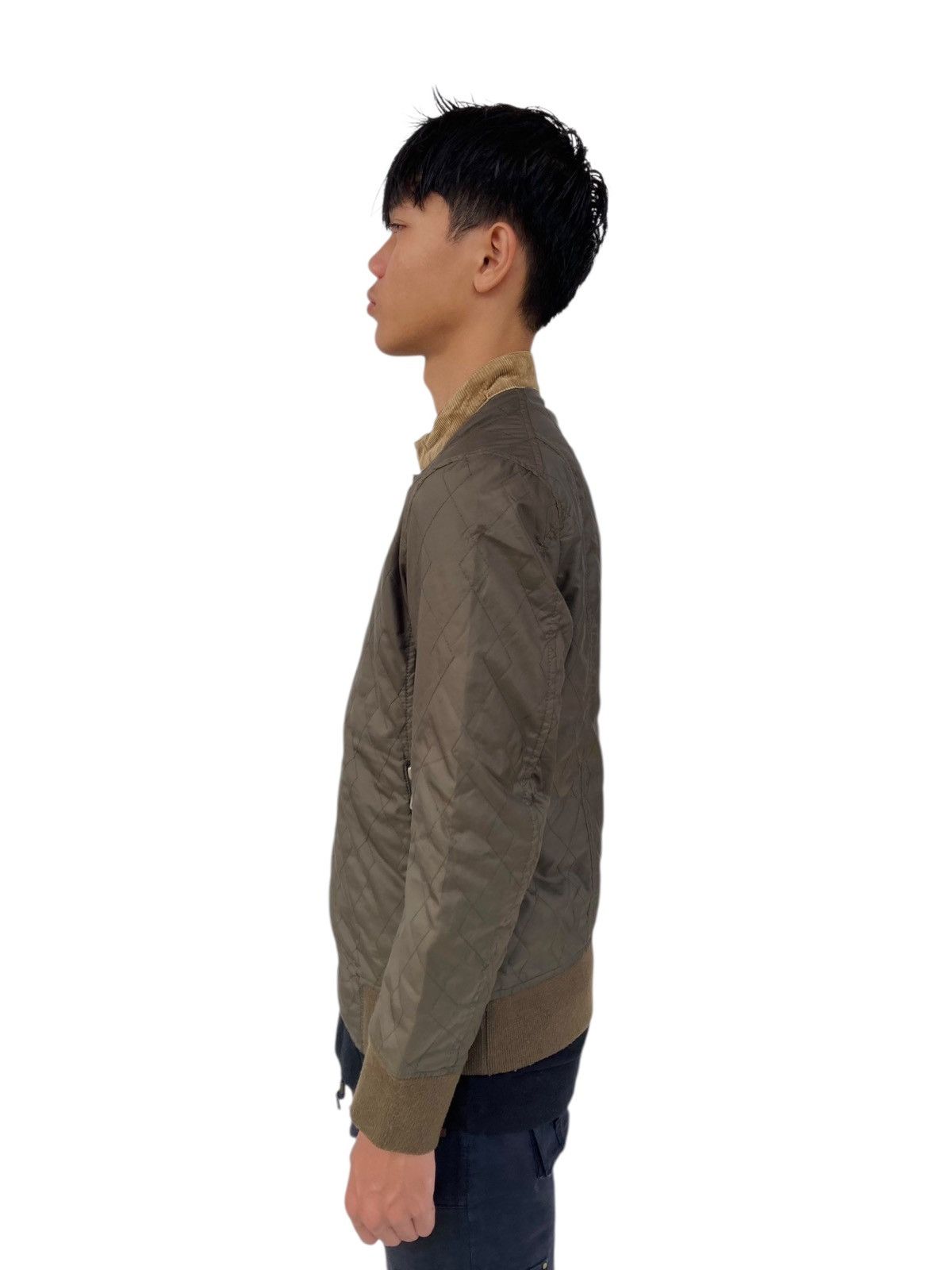 If Six Was Nine 2000s Bark Tannage - Lampo Zipps Asymetrical Jacket Size US L / EU 52-54 / 3 - 4 Thumbnail