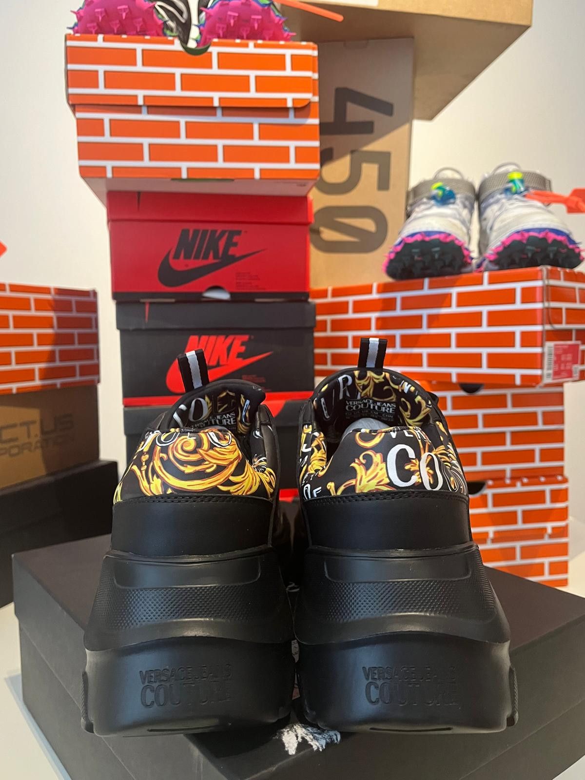 Versace × Versace Jeans Couture Versace Fondo Speedtrack 44 Size US 11 / EU 44 - 4 Thumbnail