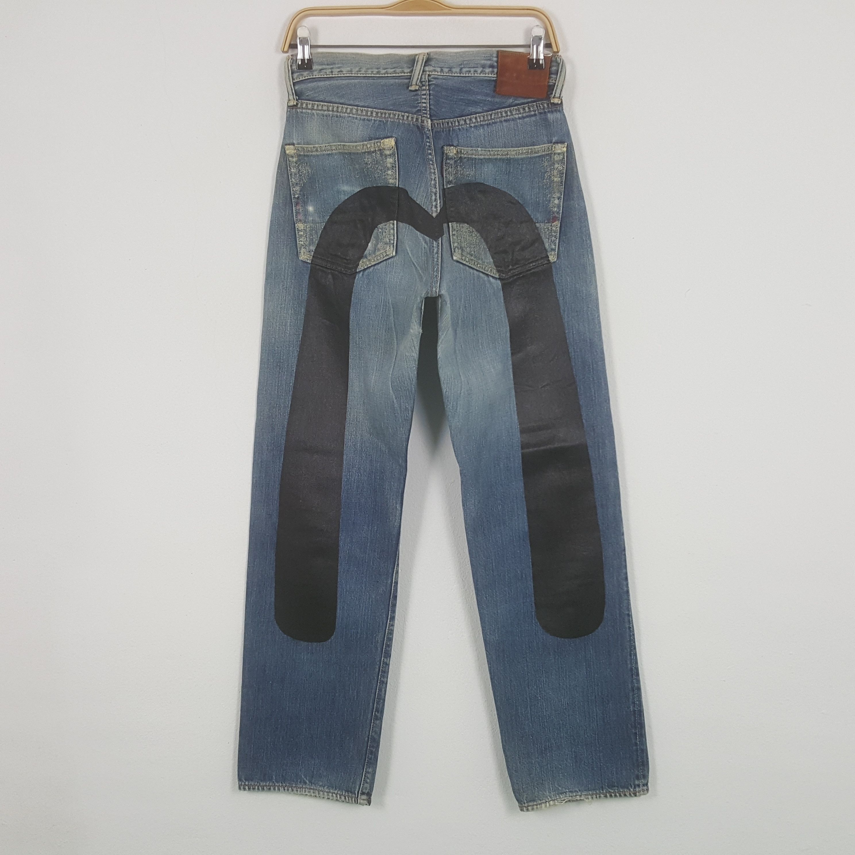 Pre-owned Evisu X Vintage Evisu Japan Selvedge Custom Daicock Denim Jeans