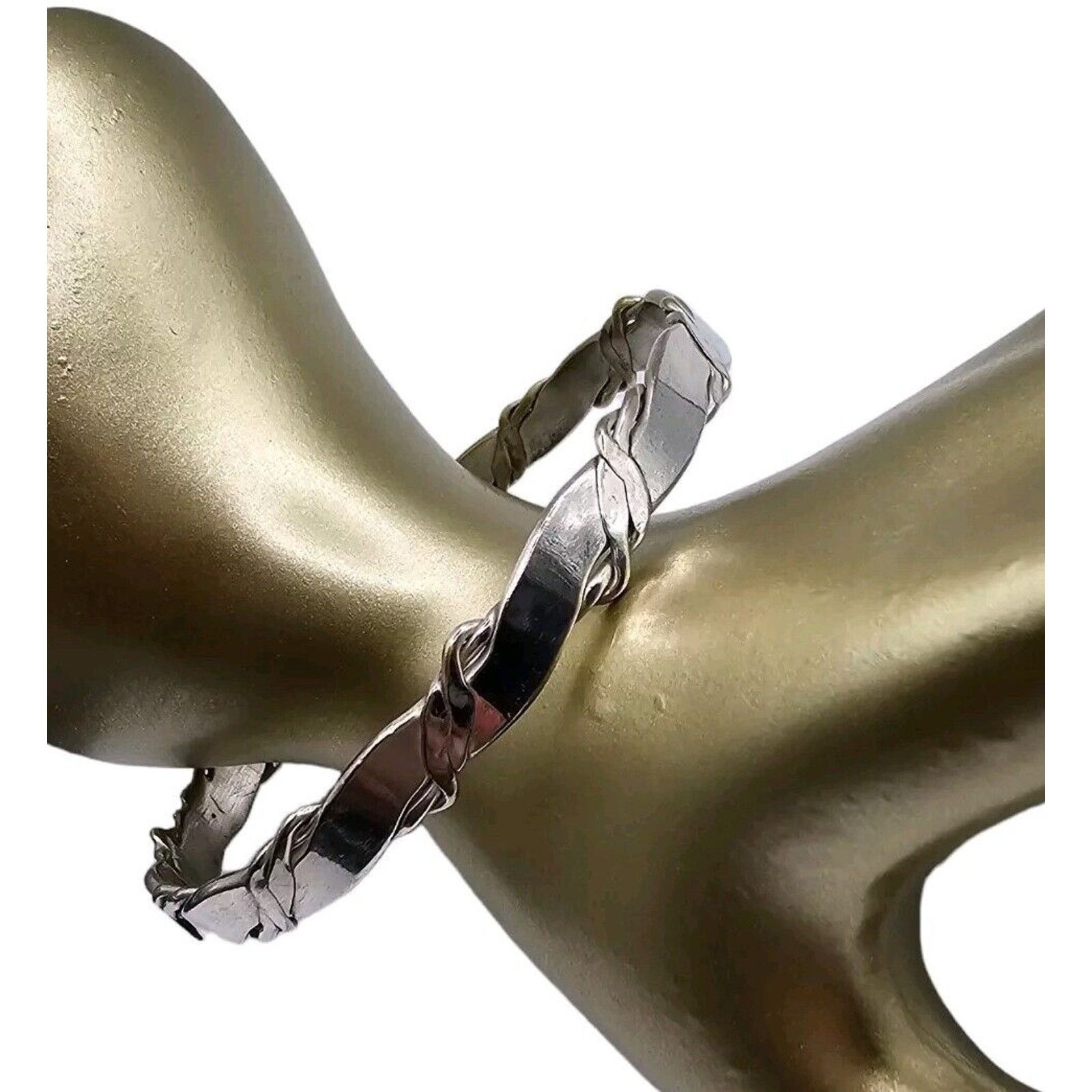 Artisan Lab Sterling Artisan Bangle Woven Bracelet | Grailed