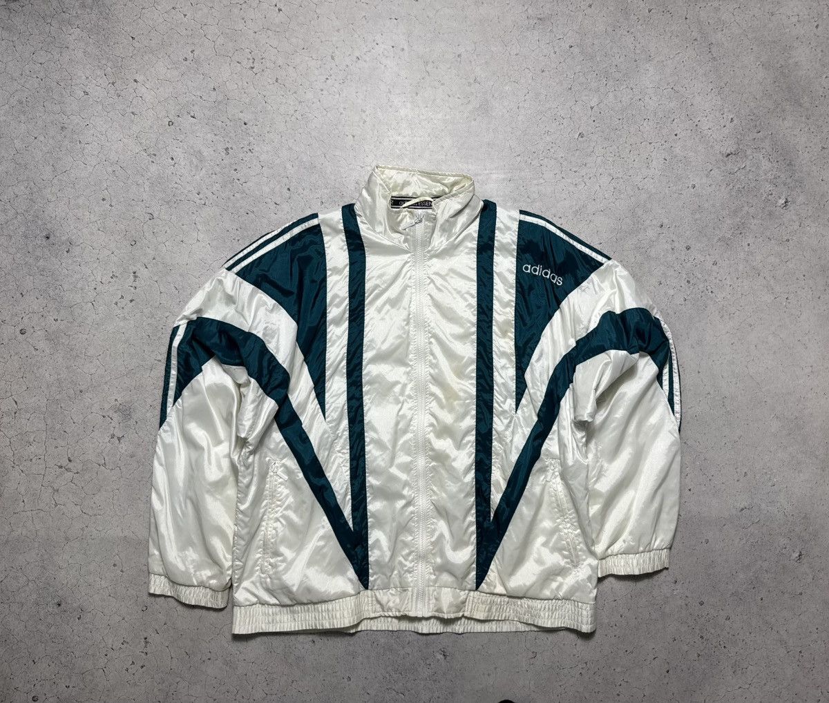 Adidas Adidas Vintage 90’s Nylon Track Suit Jacket & Pants Size US M / EU 48-50 / 2 - 2 Thumbnail