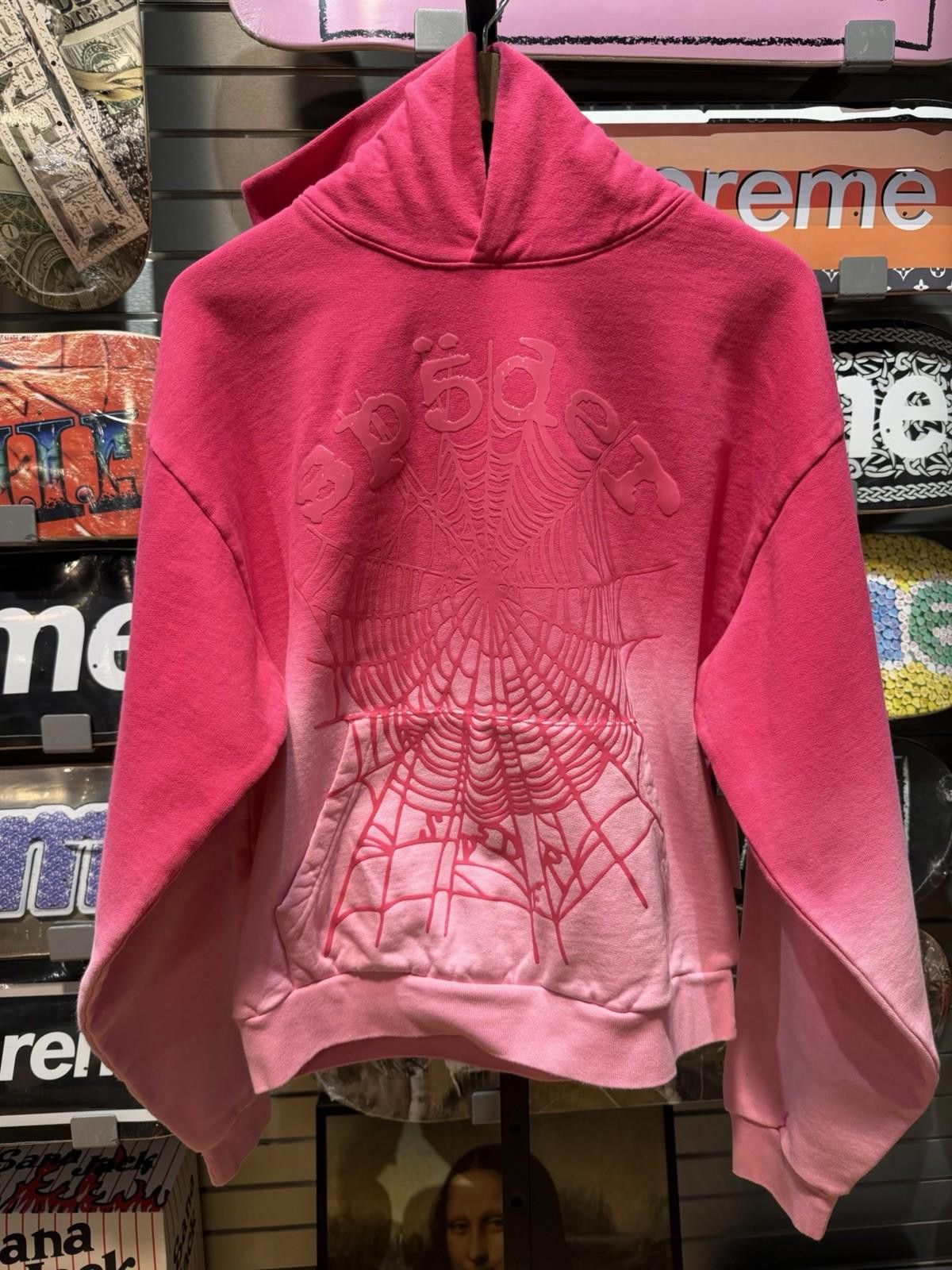 Sp5der Sp5der Pink Pullover Gel Hoodie Size Medium 2026 Size US M / EU 48-50 / 2 - 4 Thumbnail