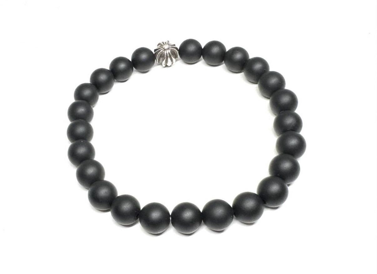 Chrome Hearts 8mm black Bead Bracelet ytk
