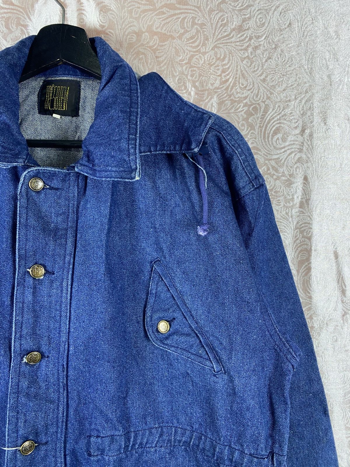 Japanese Brand Vintage Japanese Brand Denim Hood Indigo Blue Workwear Style Size US M / EU 48-50 / 2 - 8 Thumbnail