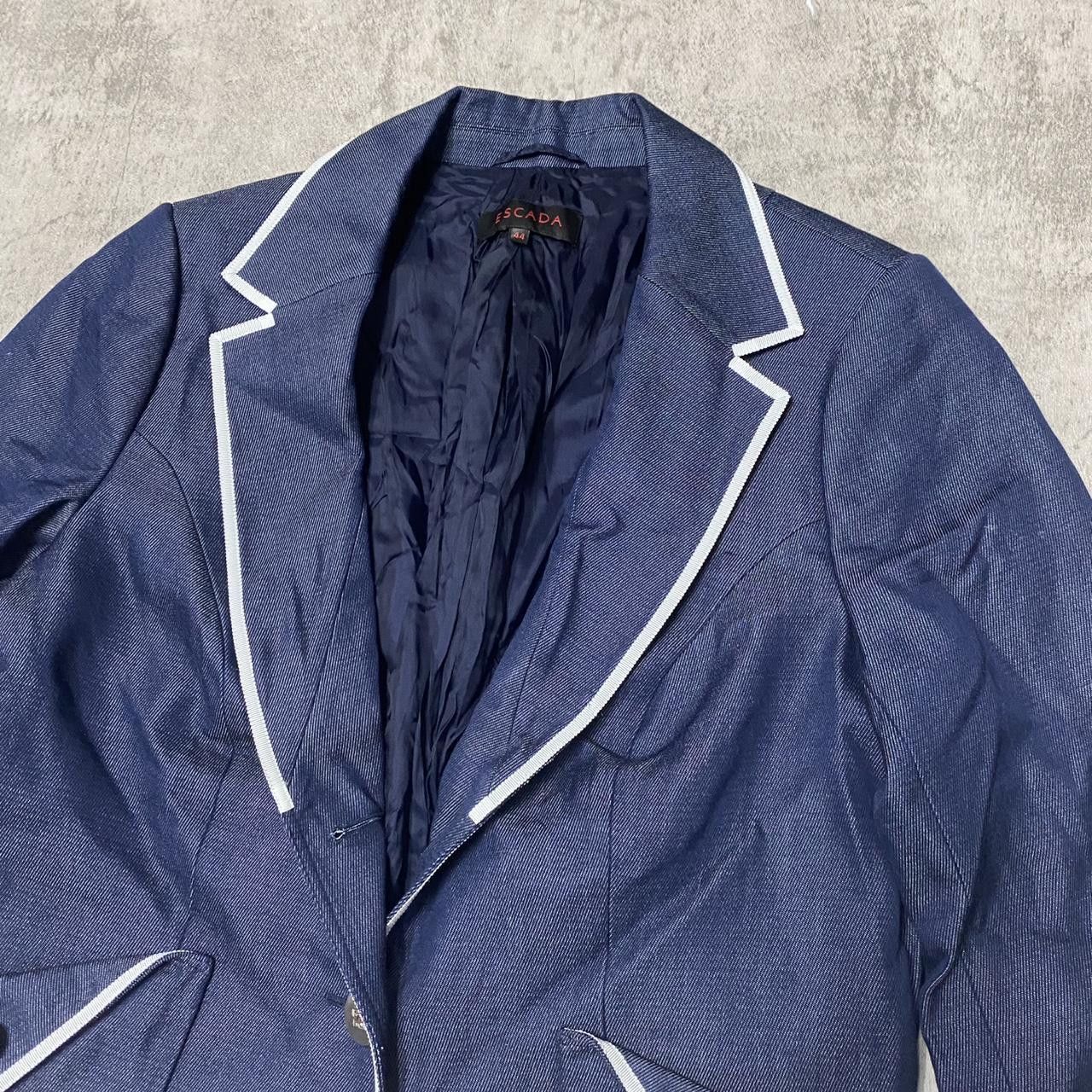 Other Navy blue blazer with white trim, fully lined Size L / US 10 / IT 46 - 2 Thumbnail