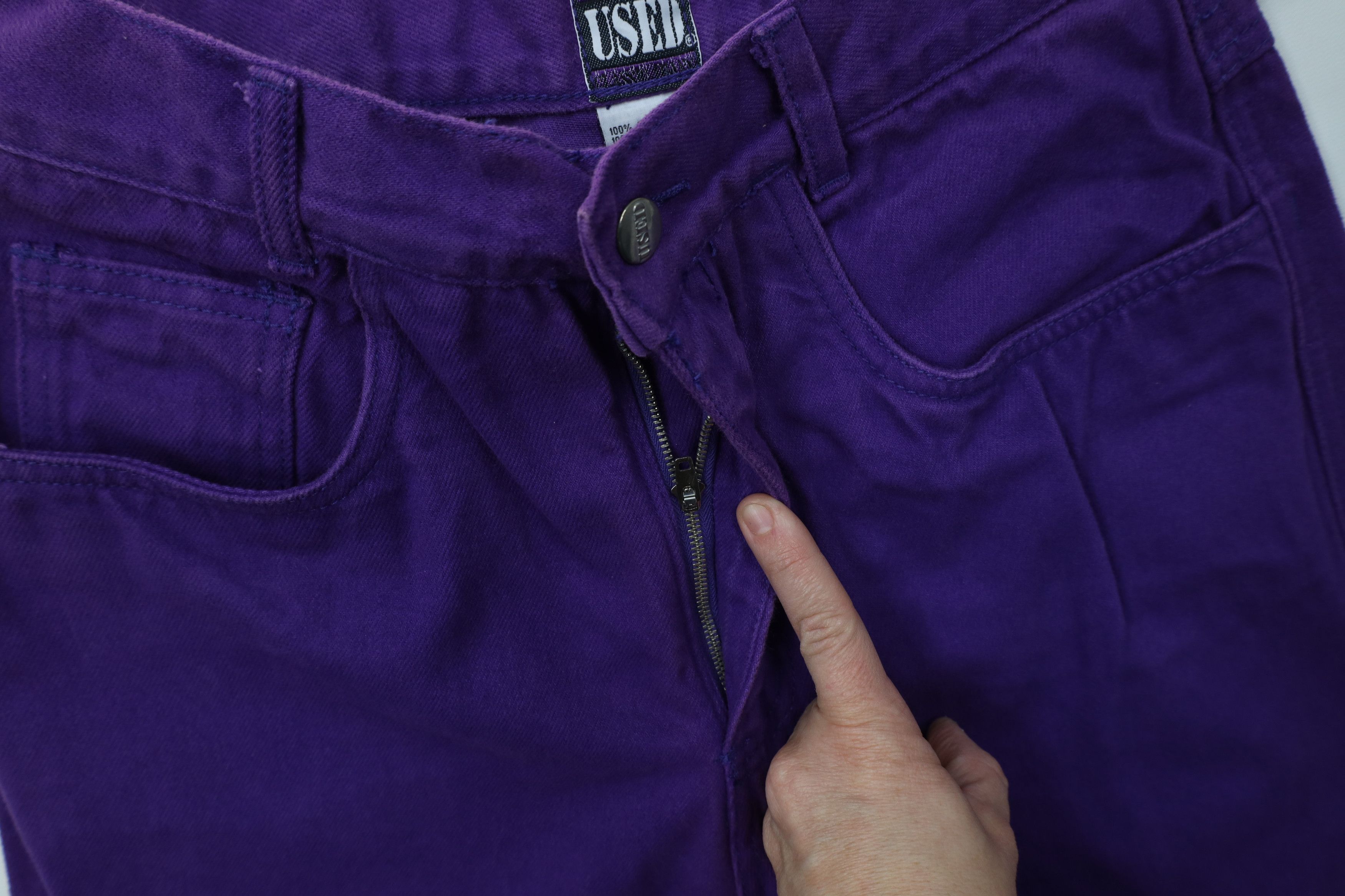 Vintage Deadstock Vintage 90s Streetwear Skateboard Jeans Purple Size US 29 - 7 Thumbnail