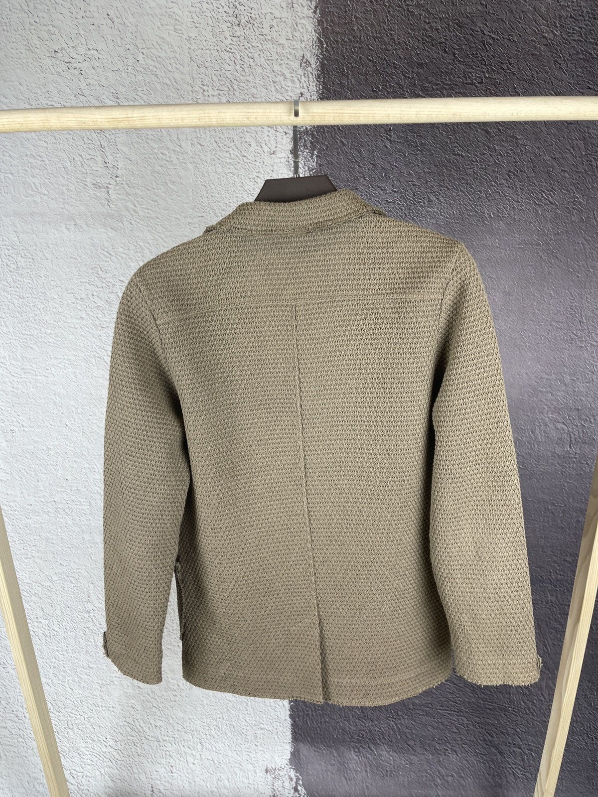 Officina36 Officina36 brown distressed blazer cotton 2 button Size 40R - 9 Thumbnail