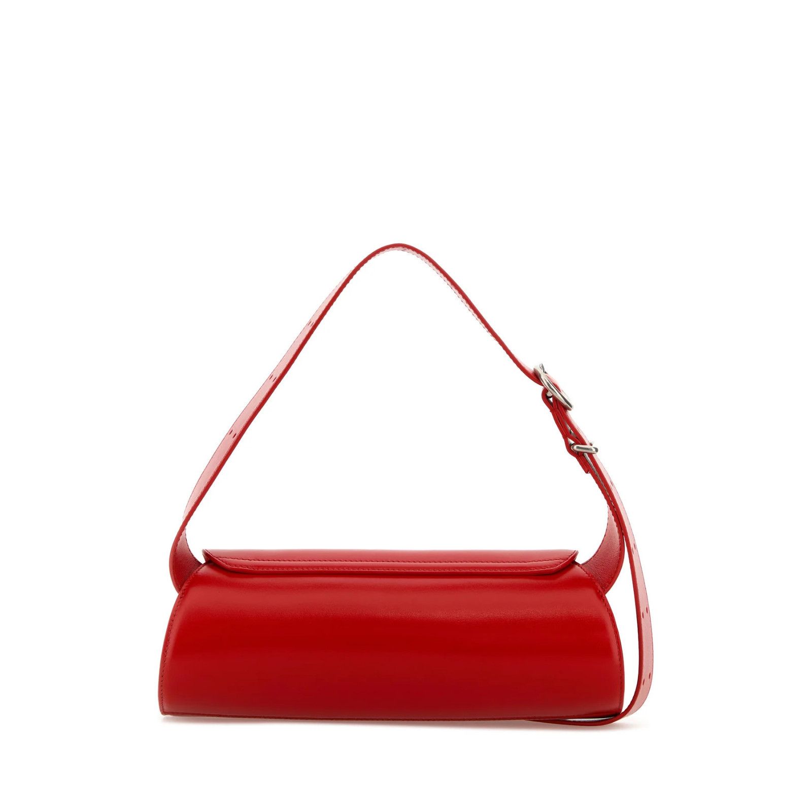 Jil Sander JIL SANDER Cannolo Small Red Leather Shoulder Bag New & Auth Size ONE SIZE - 3 Thumbnail