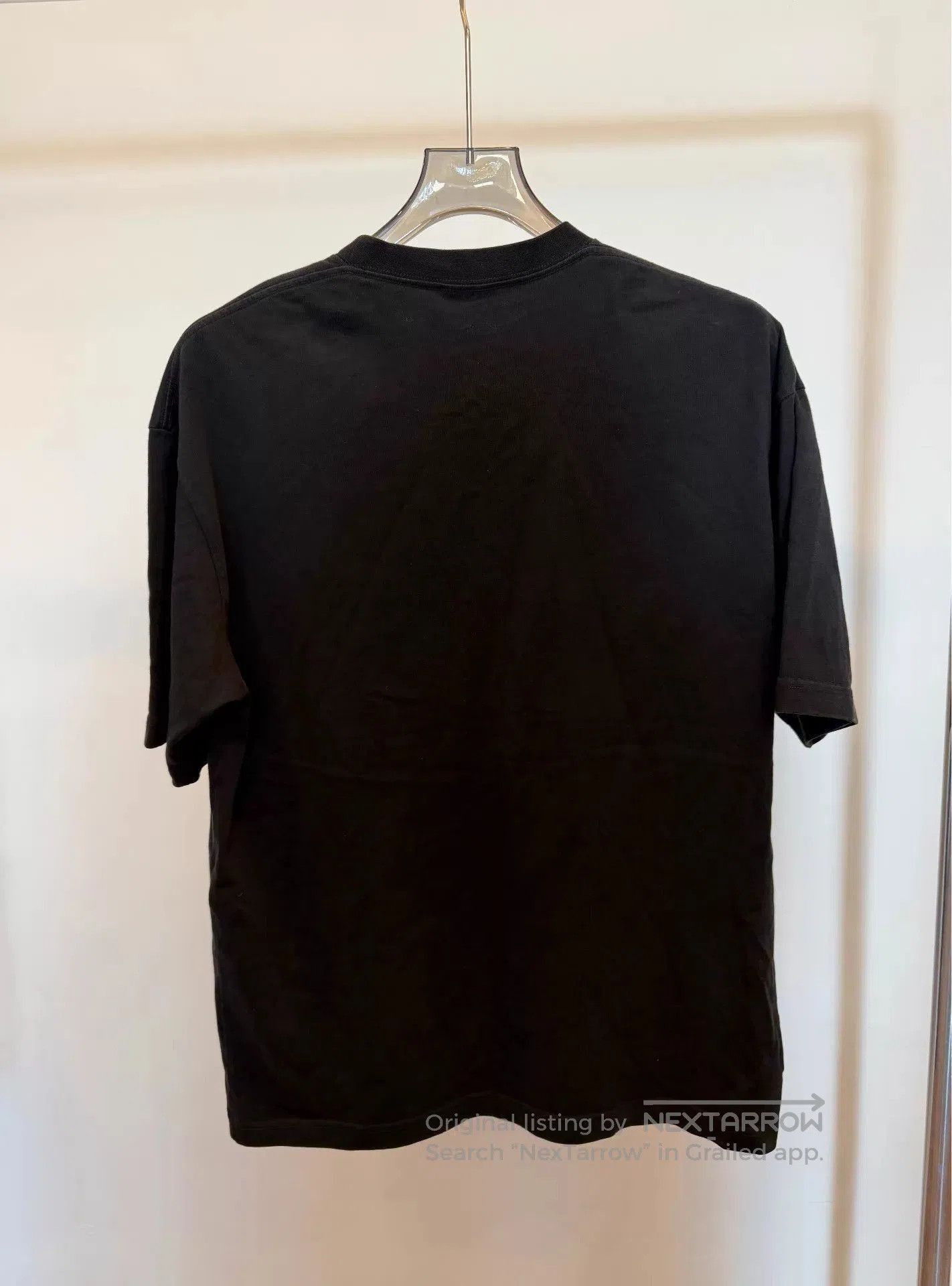 Balenciaga Black Short-Sleeve Crewneck Shirt. Size US XS / EU 42 / 0 - 3 Thumbnail