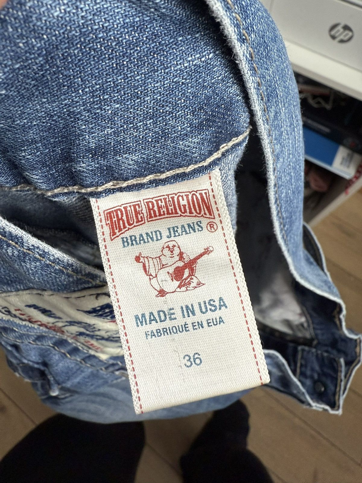 True Religion × Vintage VIntage y2k True Religion bobby super T baggy denim pants 36 Size US 36 / EU 52 - 11 Thumbnail