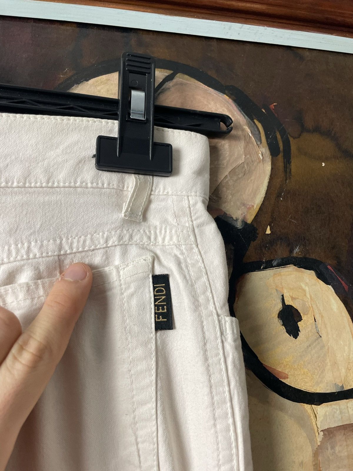 Fendi Vintage Fendi Beige Luxury Pants Beige Rare Designer Hype Size 27" / US 4 / IT 40 - 4 Thumbnail