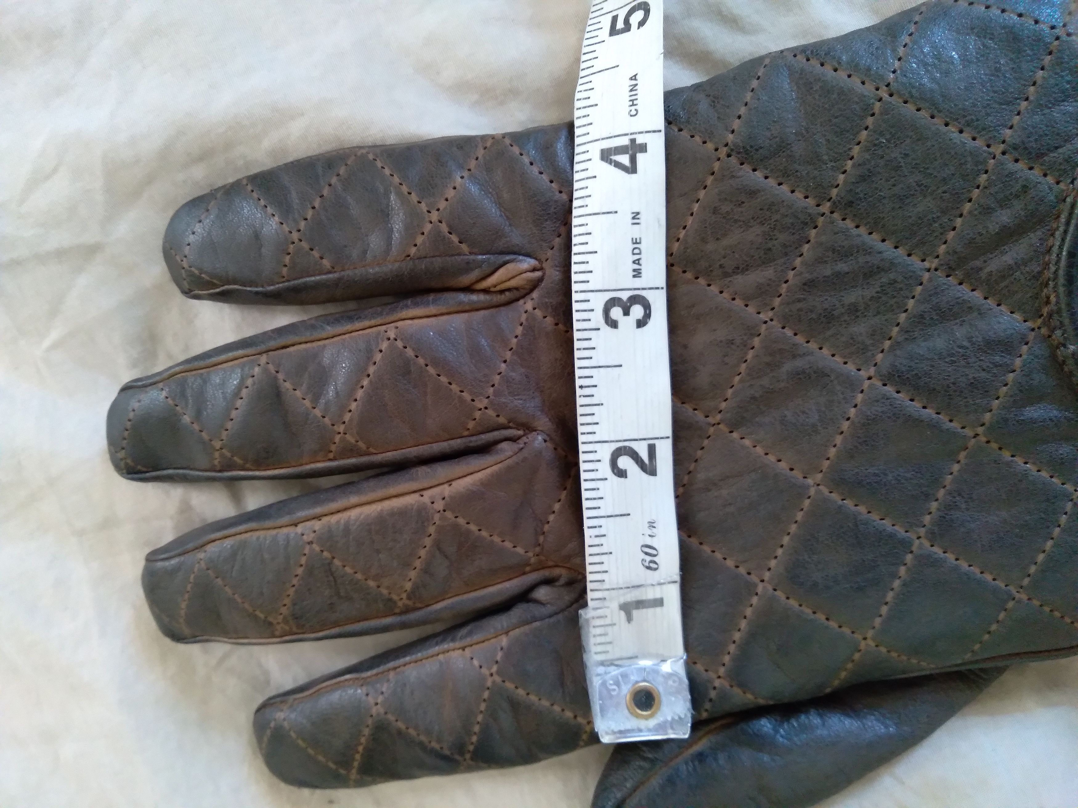 Other Christophe Fenwick Leather Cashmere Gloves Medium 9 Italy Size ONE SIZE - 8 Thumbnail