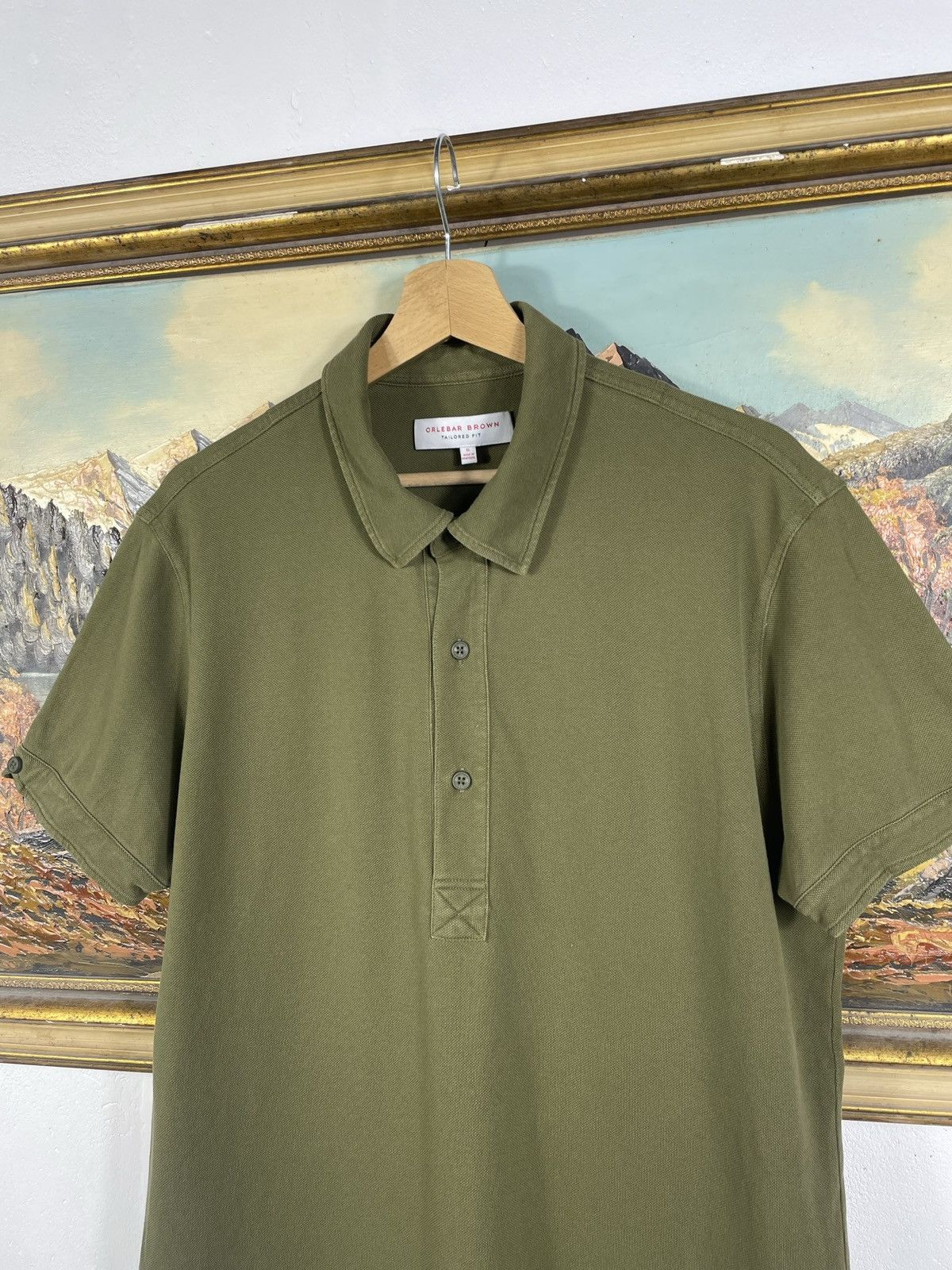 Designer × Orlebar Brown Green Polo Orlebar Brown T shirt Size US XL / EU 56 / 4 - 4 Thumbnail