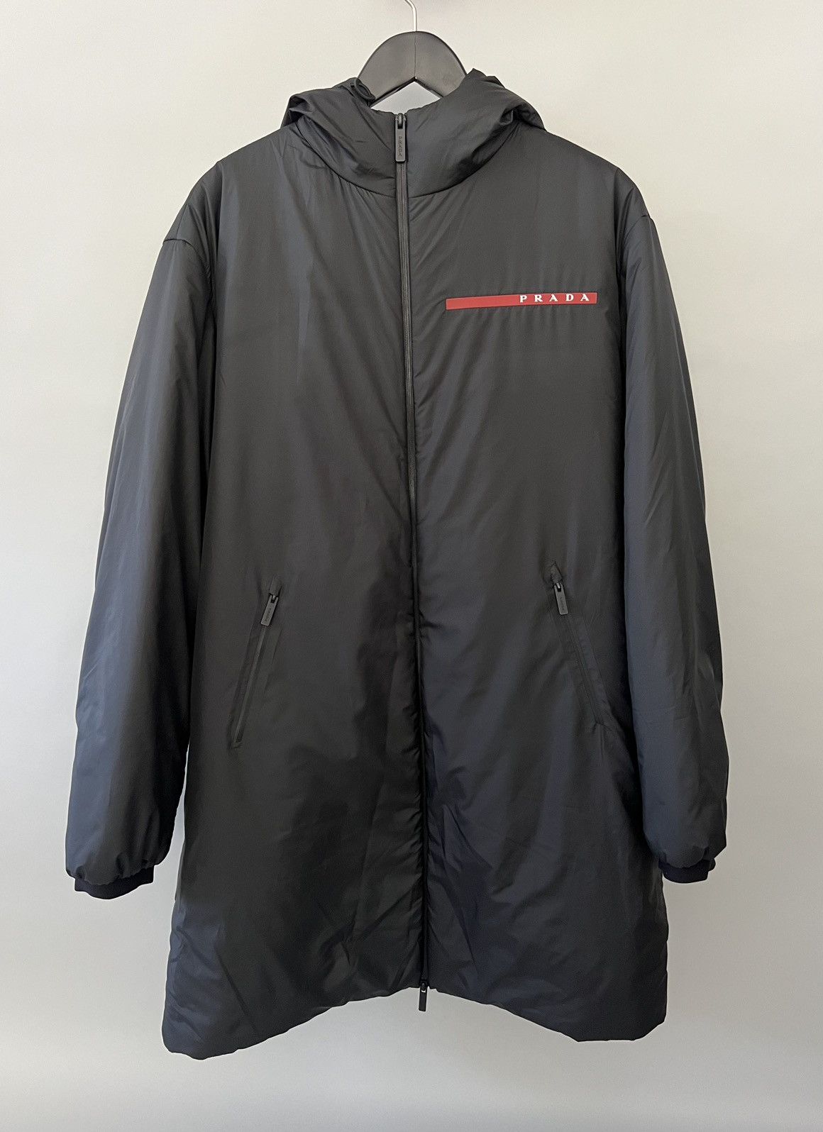 Prada Prada JZH Giubbotto Man Nylon Active Hip Length Jacket