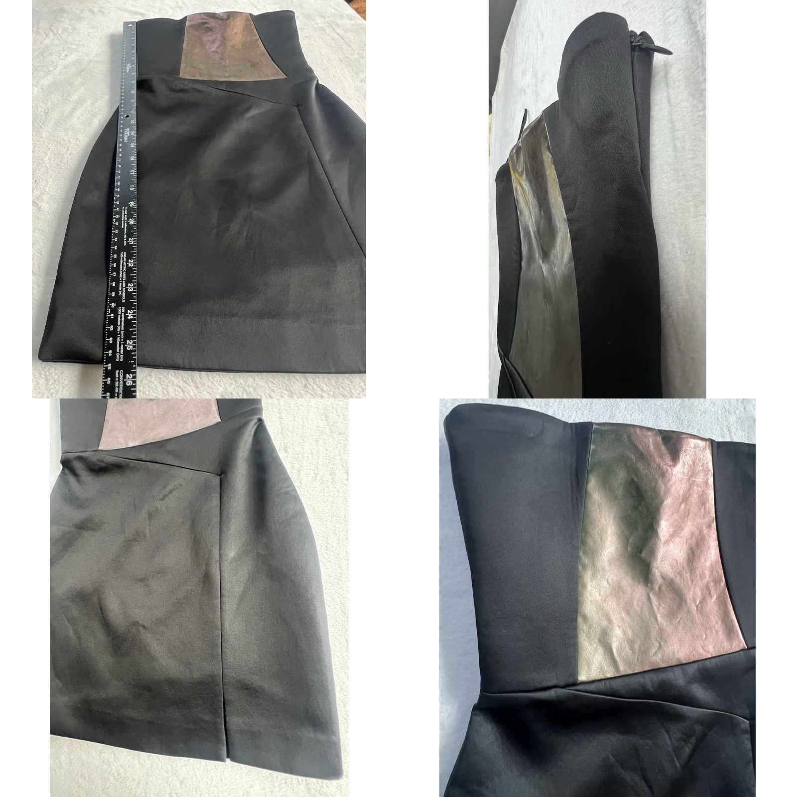 Vintage VINTAGE Kate Spade Strapless Nova Black Iridescent Evening Dress Size 2 MSRP 170 Size XS / US 0-2 / IT 36-38 - 8 Thumbnail