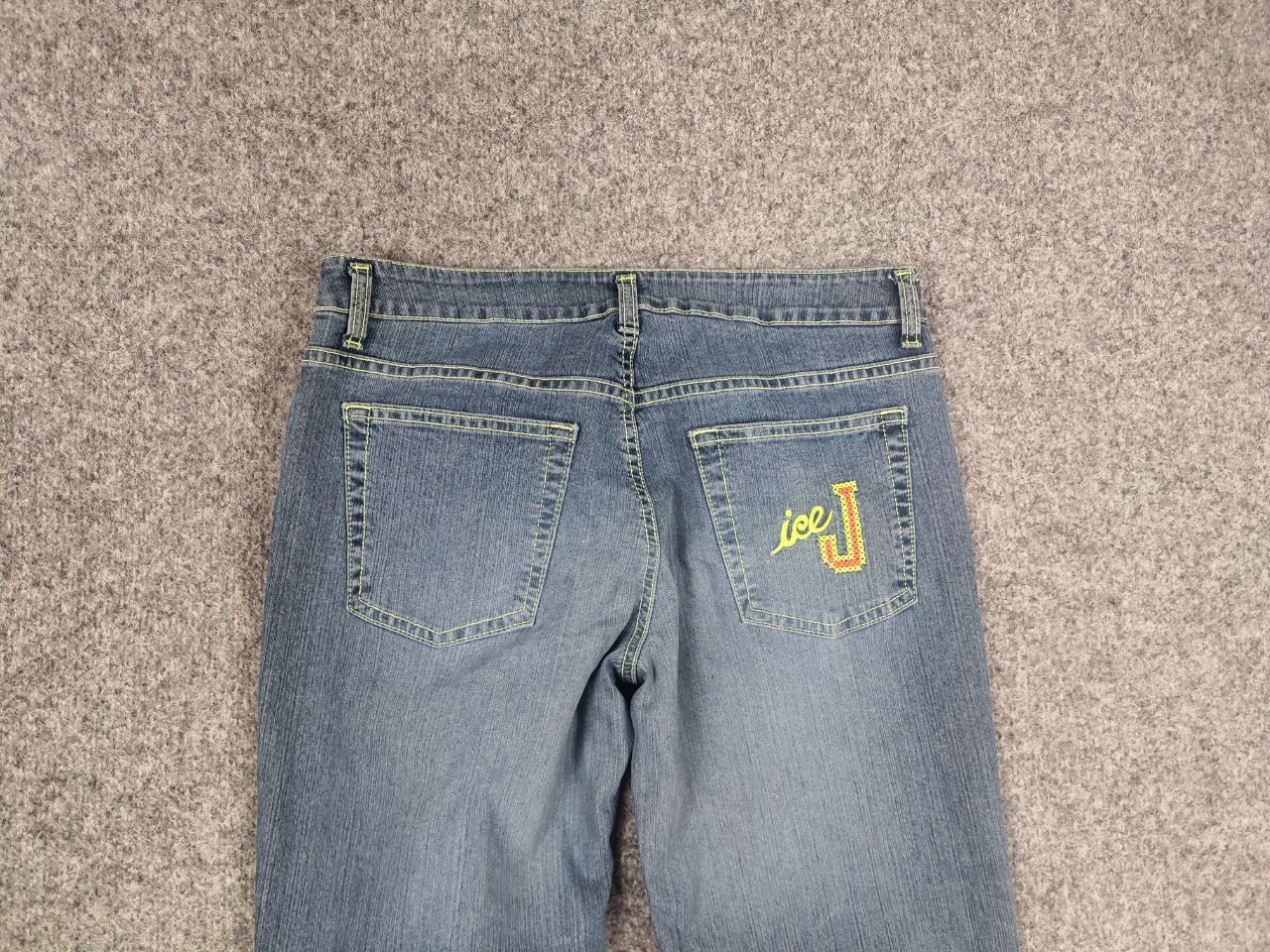 Iceberg Vintage 90's Iceberg Ice J Logo Blue Denim Jeans Size US 30 / EU 46 - 6 Thumbnail