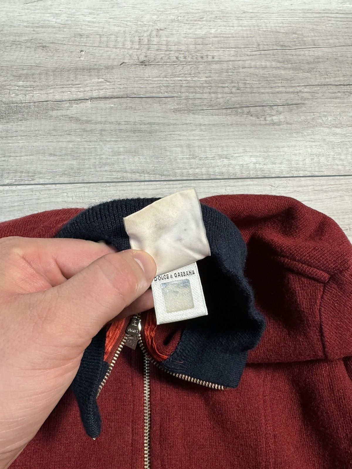 Vintage Vintage Dolce & Gabbana Zip Track Sweater Jacket Size M / US 6-8 / IT 42-44 - 8 Thumbnail