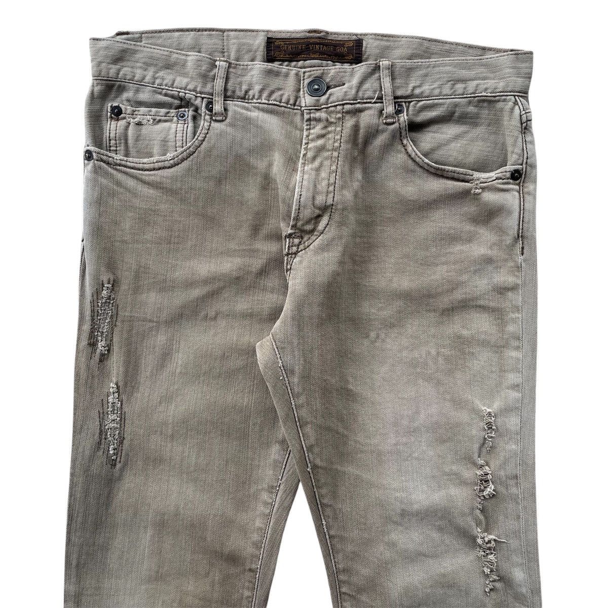 GOA Vintage GOA Flare Distressed Jeans Size US 31 - 3 Thumbnail