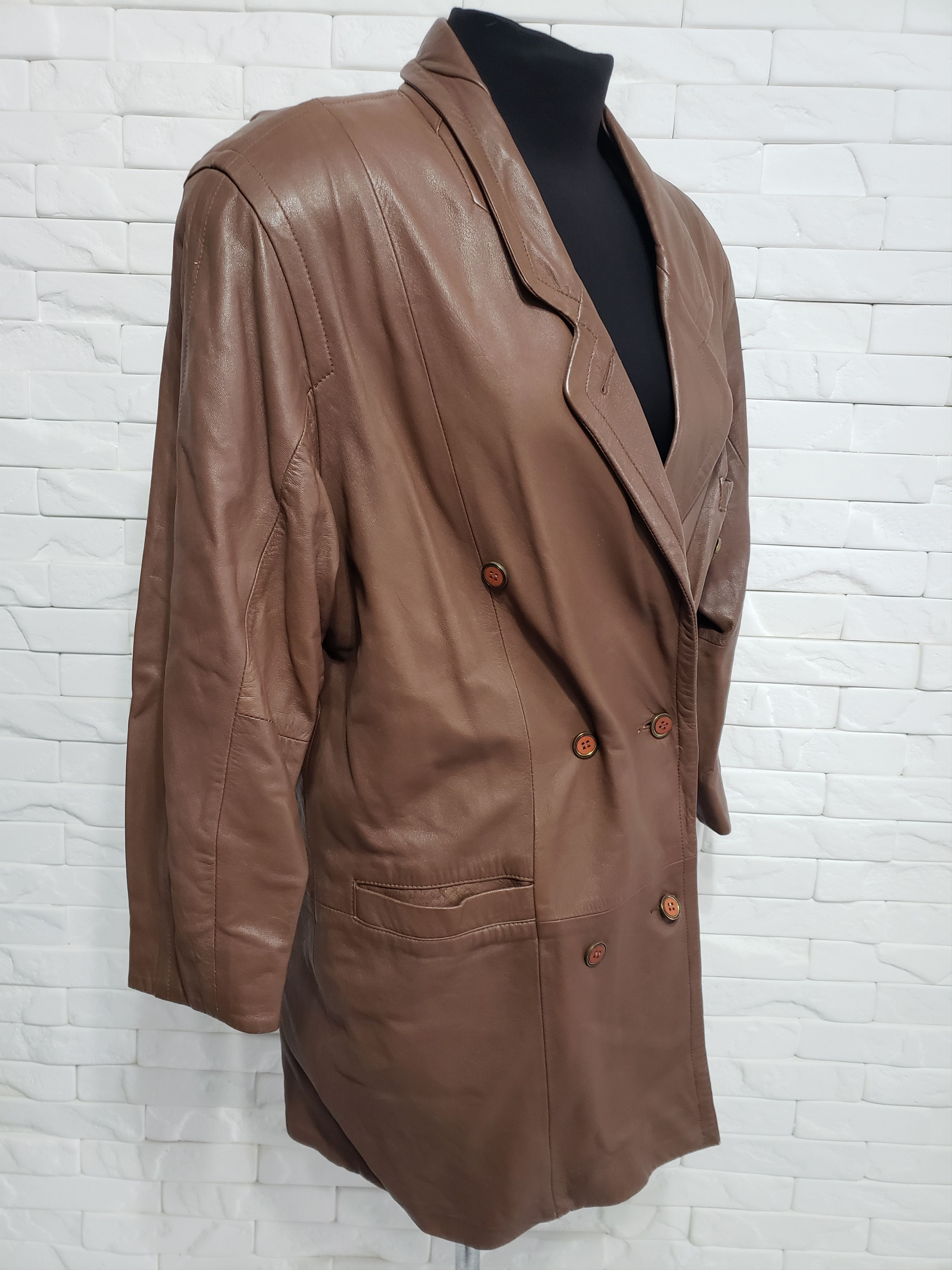 Genuine Leather Women's leather jacket Size XXL / US 16-18 / IT 52-54 - 3 Thumbnail