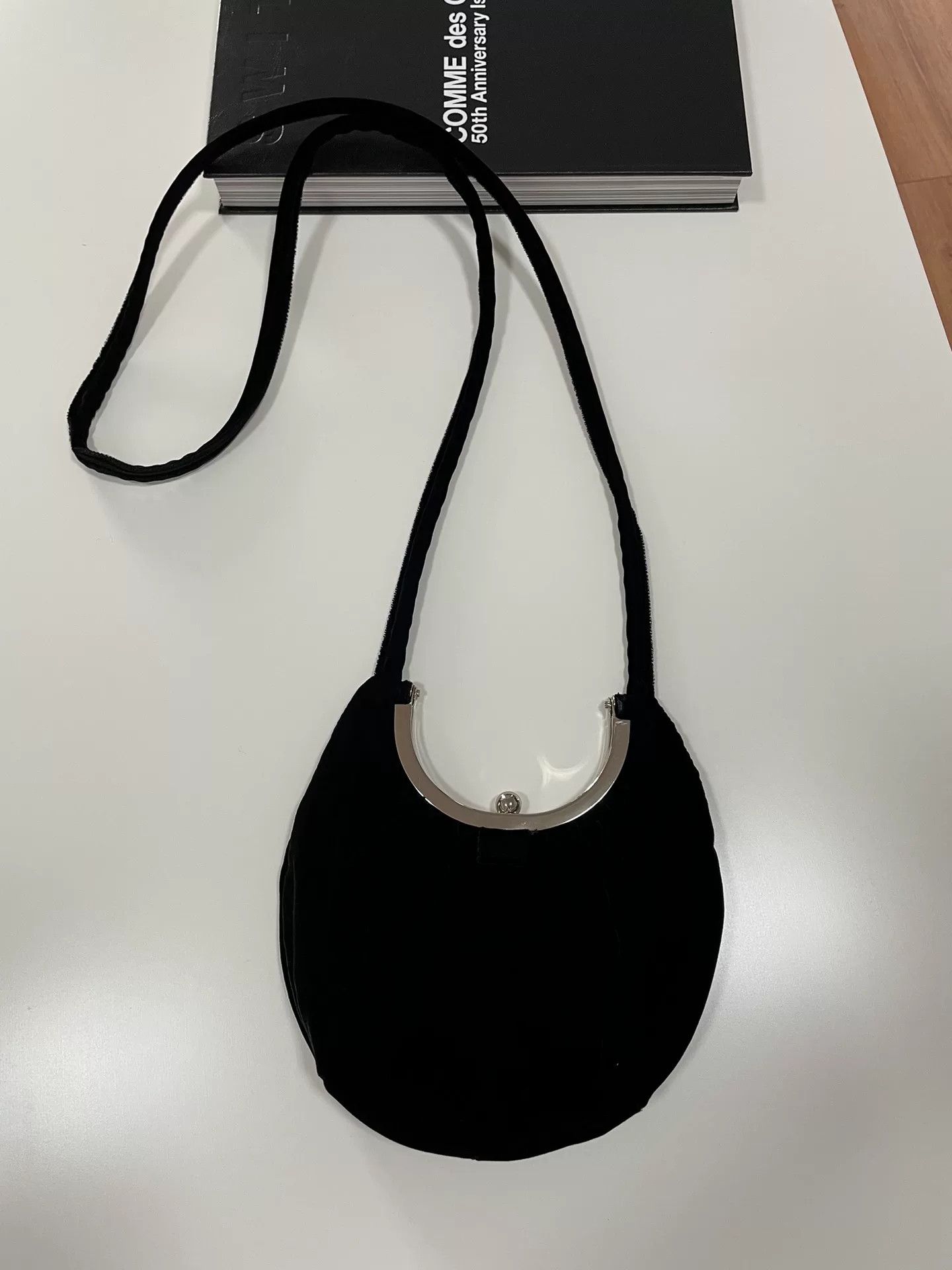 Yohji Yamamoto Yohji Yamamoto Noir Velvet Crossbody Bag Size ONE SIZE - 1 Thumbnail