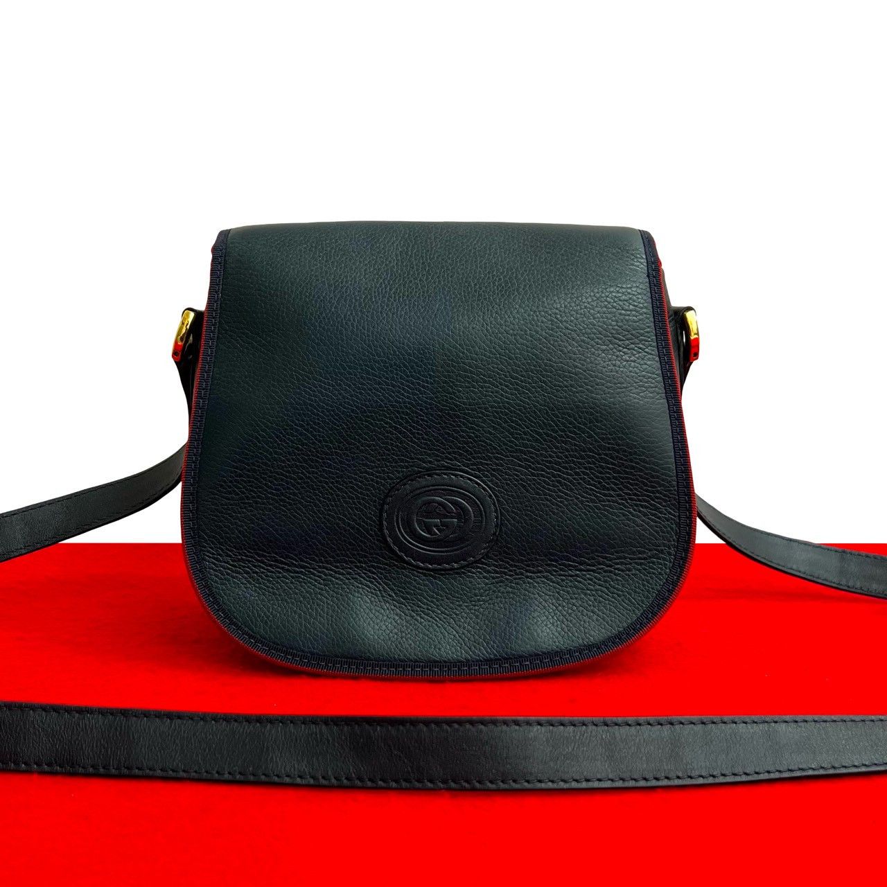 Gucci Gucci Gucci Leather Shoulder Bag Leather Shoulder Bag DUTY FREE for USA Size ONE SIZE - 1 Thumbnail