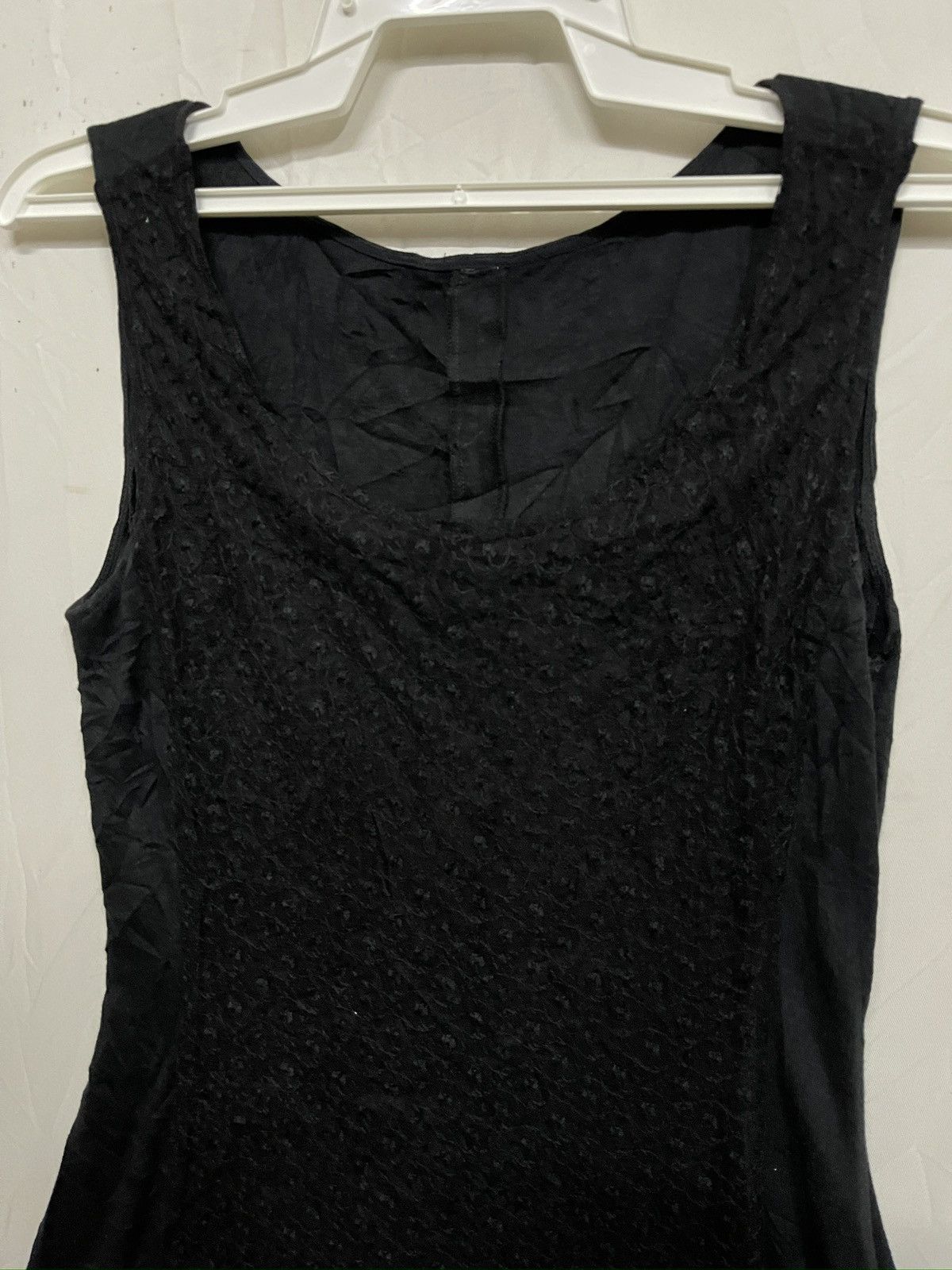Y's IWISH Y’S Yohji yamamoto Black Sleeveless Dress Size ONE SIZE - 2 Thumbnail
