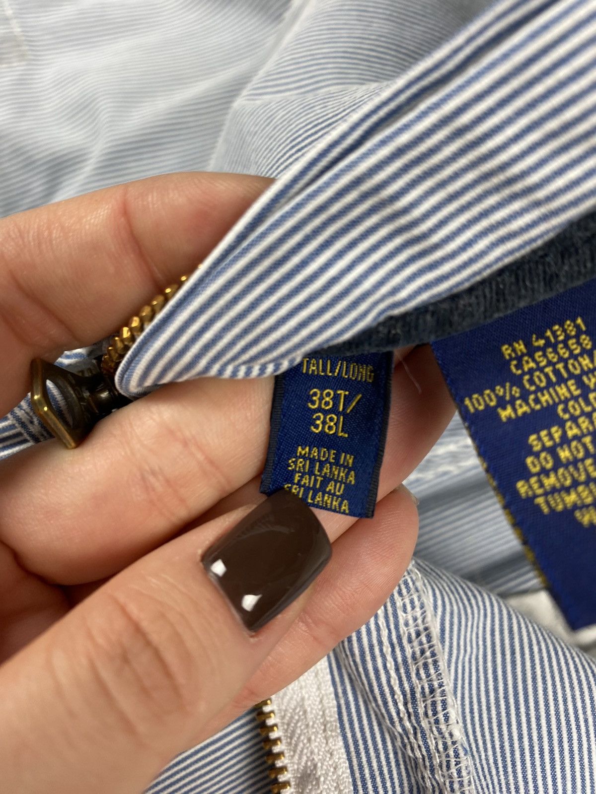 Polo Ralph Lauren Polo Ralph Lauren men’s striped cargo shorts size 38 T Size US 38 / EU 54 - 12 Thumbnail