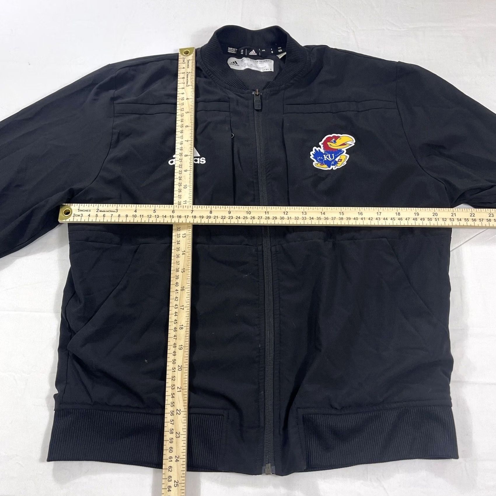 Adidas Adidas FK4034 Track Jacket Black M Men Stadium Bomber University KU Jayhawks FK4034 Size US M / EU 48-50 / 2 - 3 Thumbnail