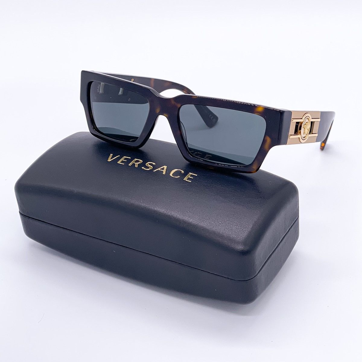 image of New Versace Ve4459 108/87 Women Sunglasses Versace Mod 4459 in Brown, Men's