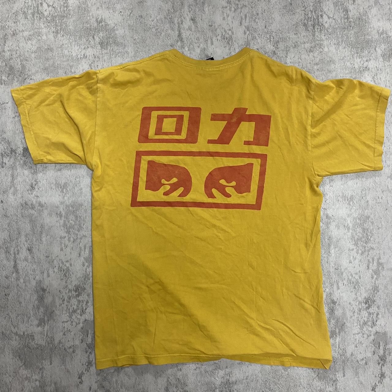 Obey Yellow Obey tee with red accentsskate rap hip hop big Size US M / EU 48-50 / 2 - 1 Thumbnail