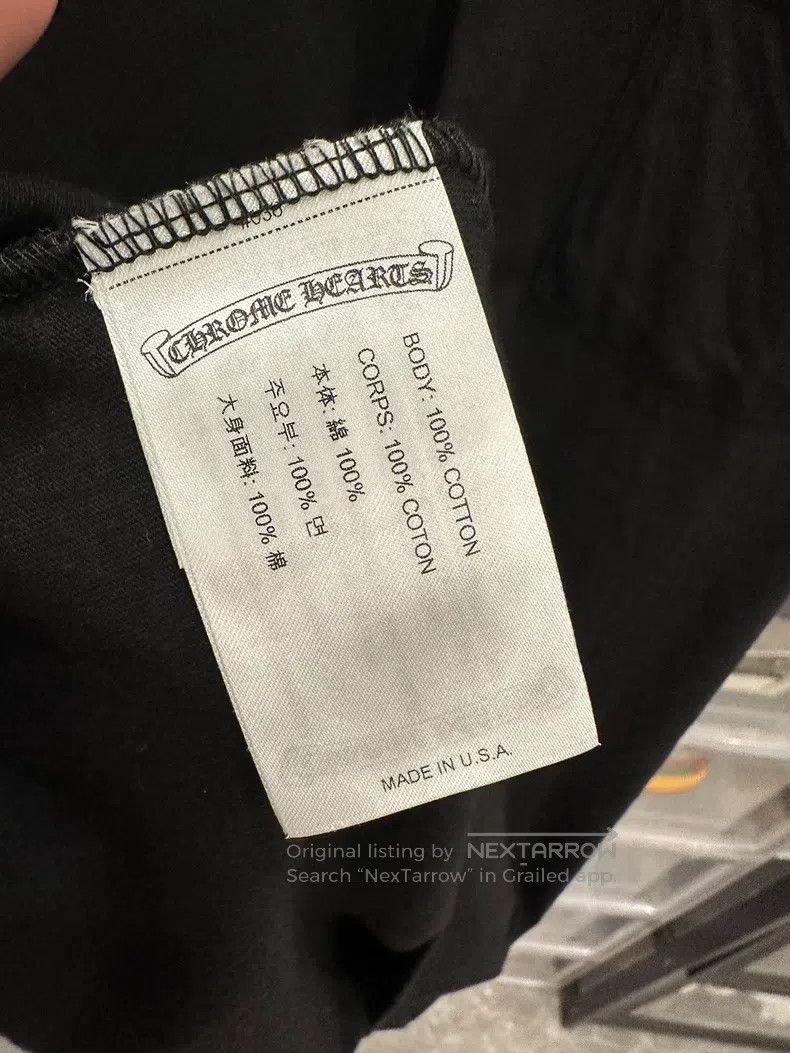 Chrome Hearts CHROME HEARTS Size XL Yellow Sanskrit Letter Neck Short Sle Size US XL / EU 56 / 4 - 4 Thumbnail