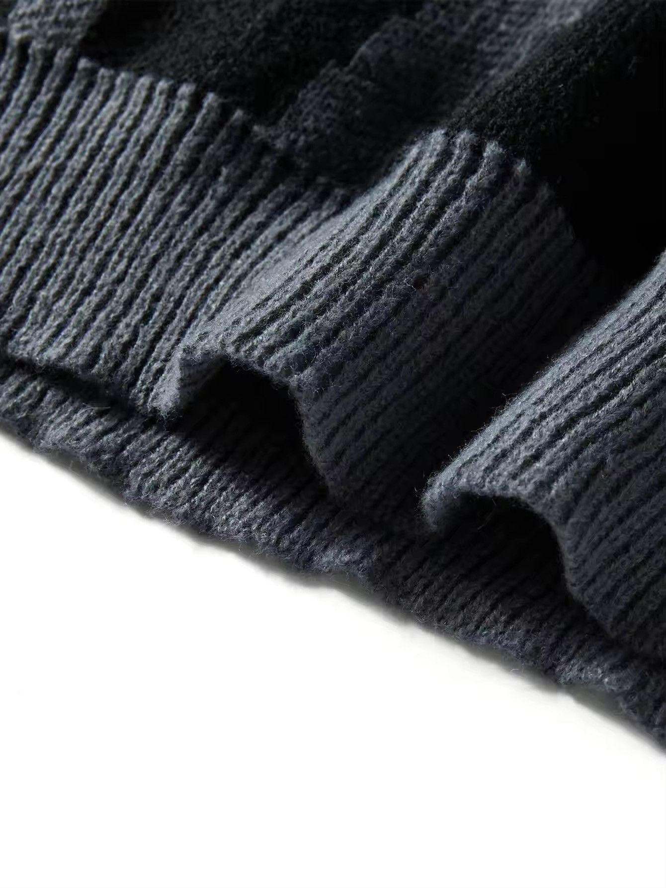 Japanese Brand Round Neck Jacquard Pattern Knitted Sweater Size US M / EU 48-50 / 2 - 7 Thumbnail