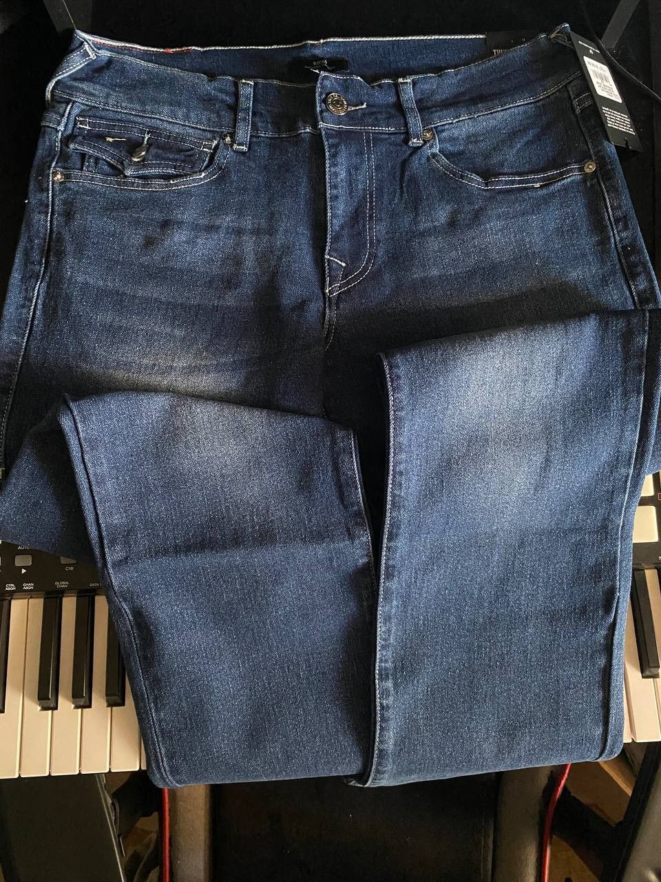 True Religion True Religion Ricky SN Straight Jeans Size US 30 / EU 46 - 10 Thumbnail
