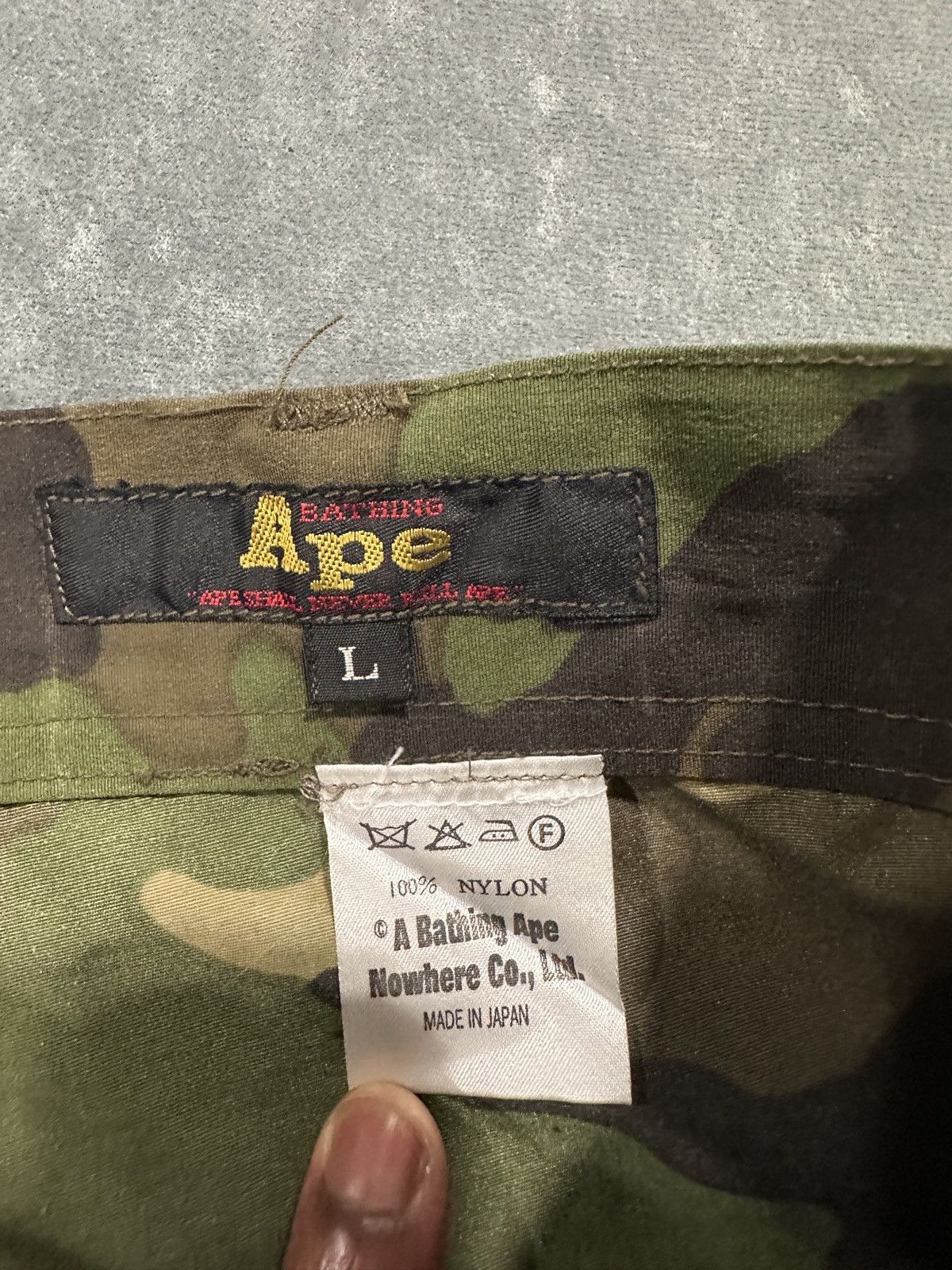 Bape Bape Woodland Camo Cargo Pants Size US 32 / EU 48 - 4 Thumbnail