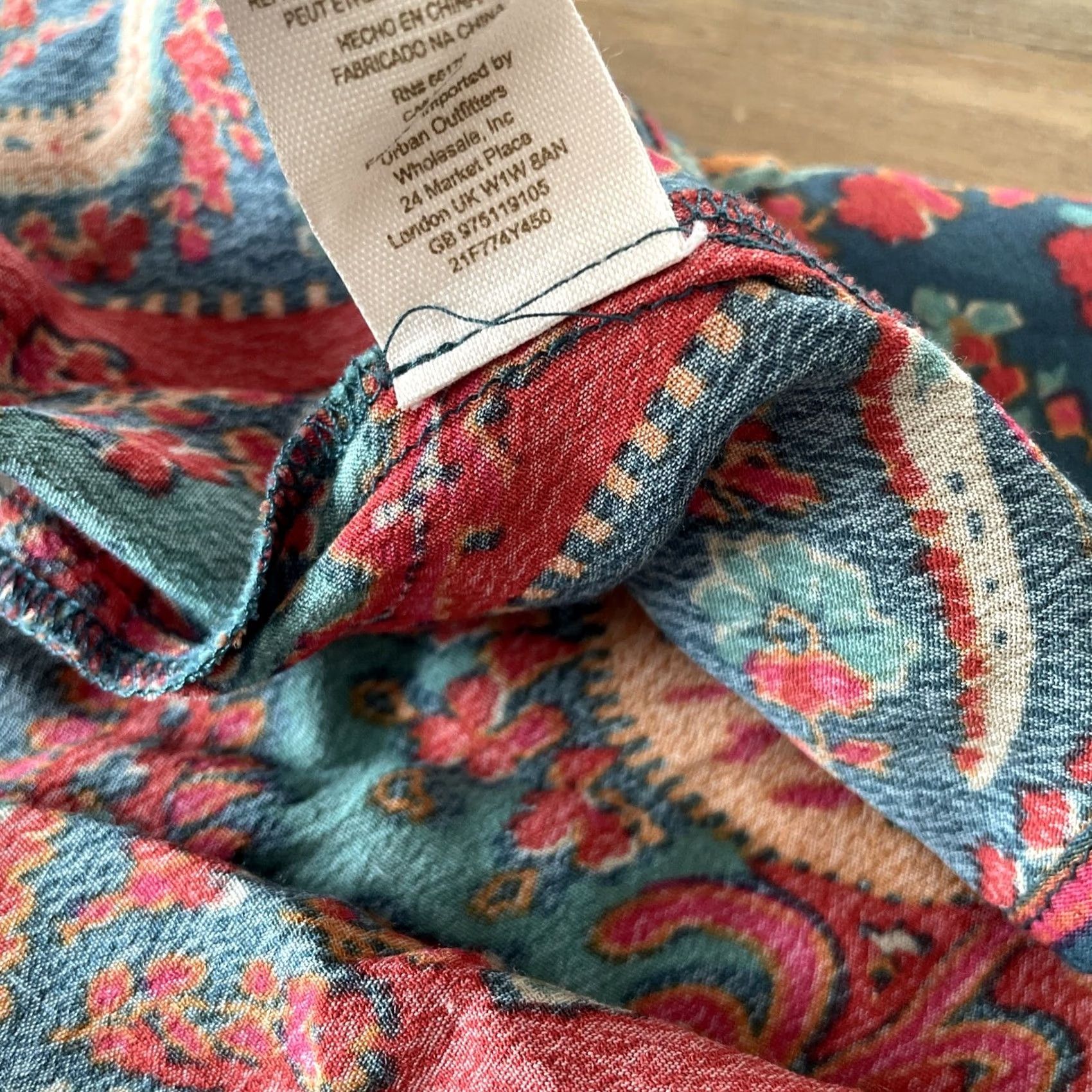 Free People Free People Dress Tank Multicolor Paisley Sleeveless Short A-Line 0 Women Women Multifunctional Bohemian Retro Summer Cada Women Size XS / US 0-2 / IT 36-38 - 8 Thumbnail