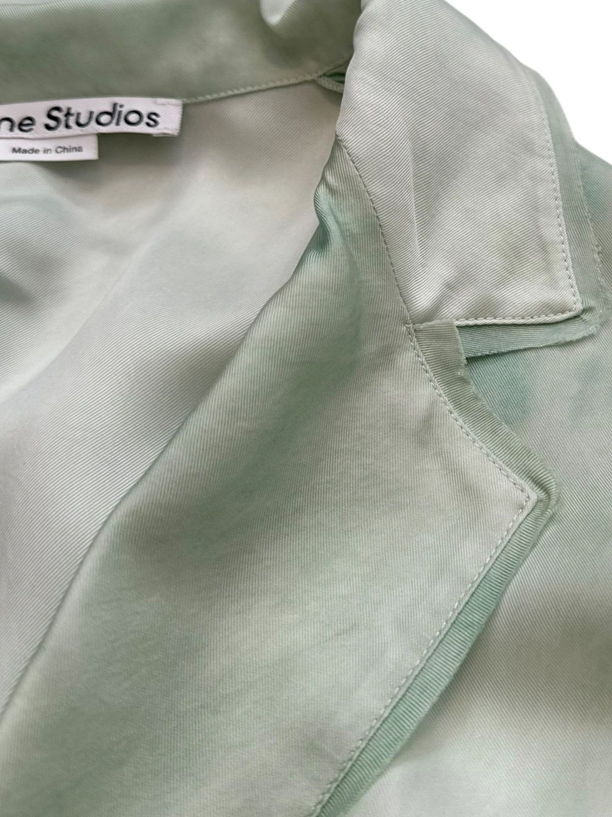 Acne Studios Italian Cupro Silky Flowy Blazer Size XS / US 0-2 / IT 36-38 - 8 Thumbnail