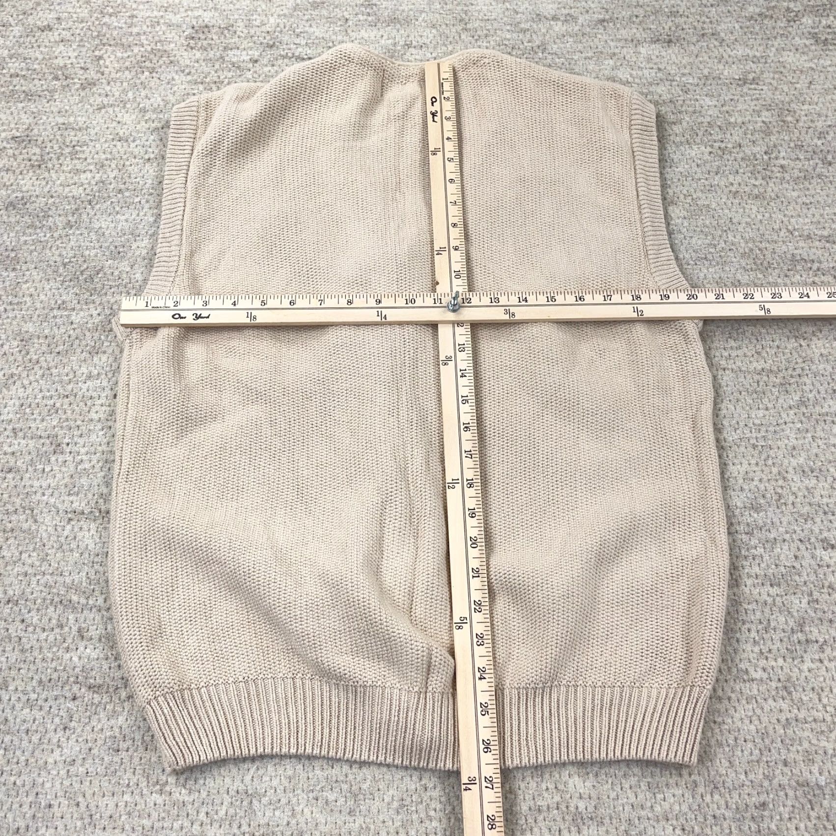 Vintage Gear Vintage Mickey Mouse Golf Sweater Vest Men Large Tan Cardigan Grandpa 80s 90s Size US L / EU 52-54 / 3 - 6 Thumbnail