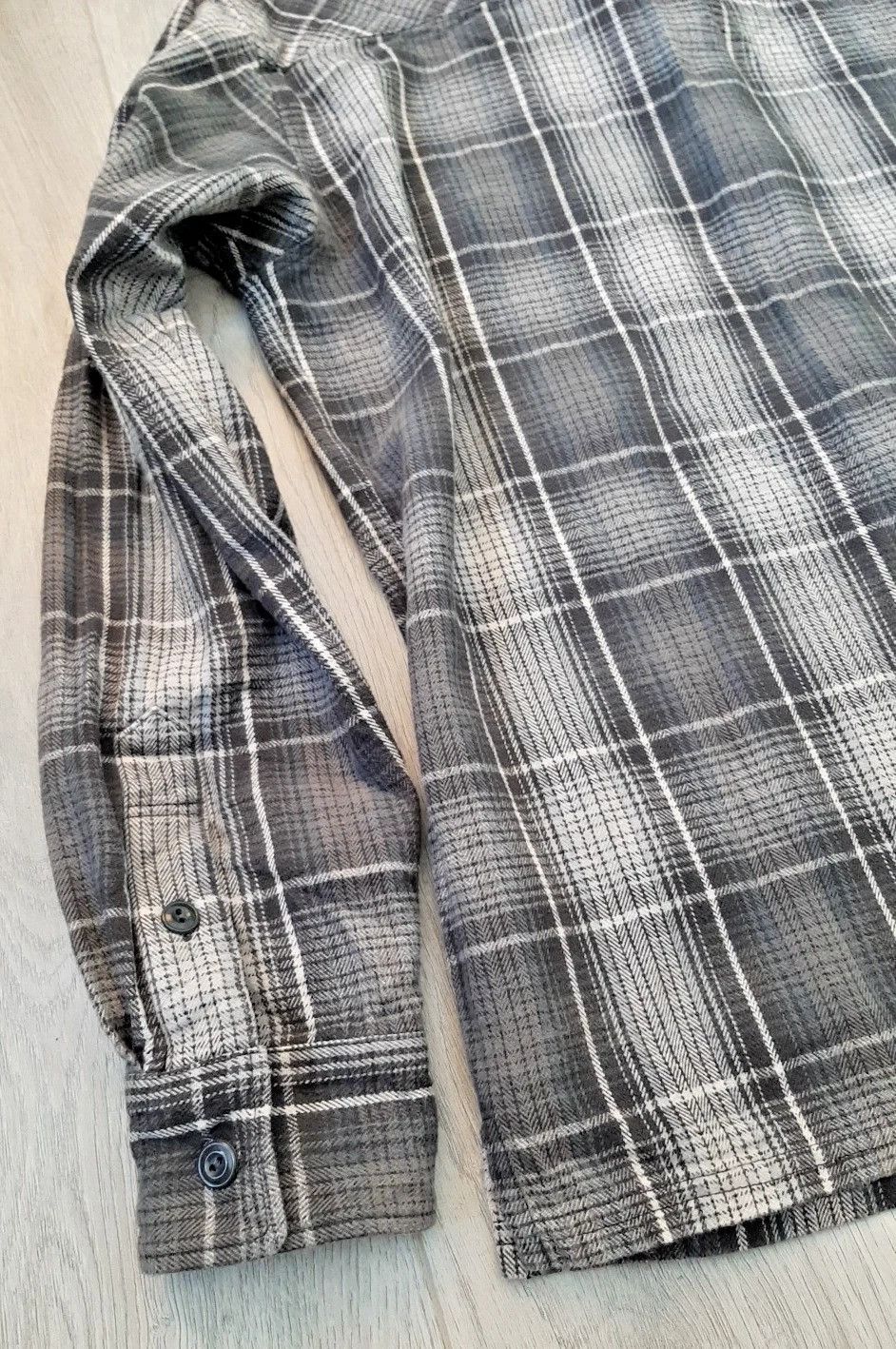 Neighborhood NEIGHBORHOOD Grey Plaid Flannel Shirt XL Crafted With Pride Size US XL / EU 56 / 4 - 8 Thumbnail