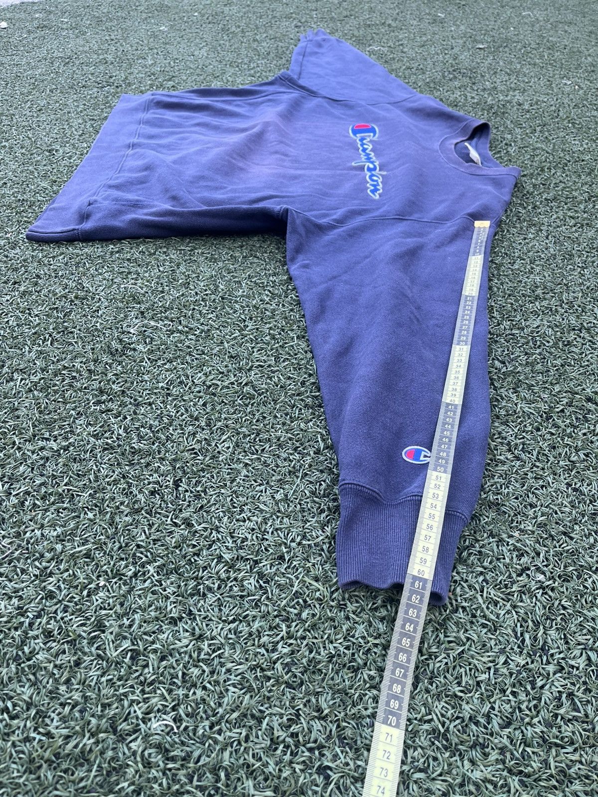 Champion Champion Reverse Weave Big Logo Crewneck Navy XL Size US XL / EU 56 / 4 - 8 Thumbnail
