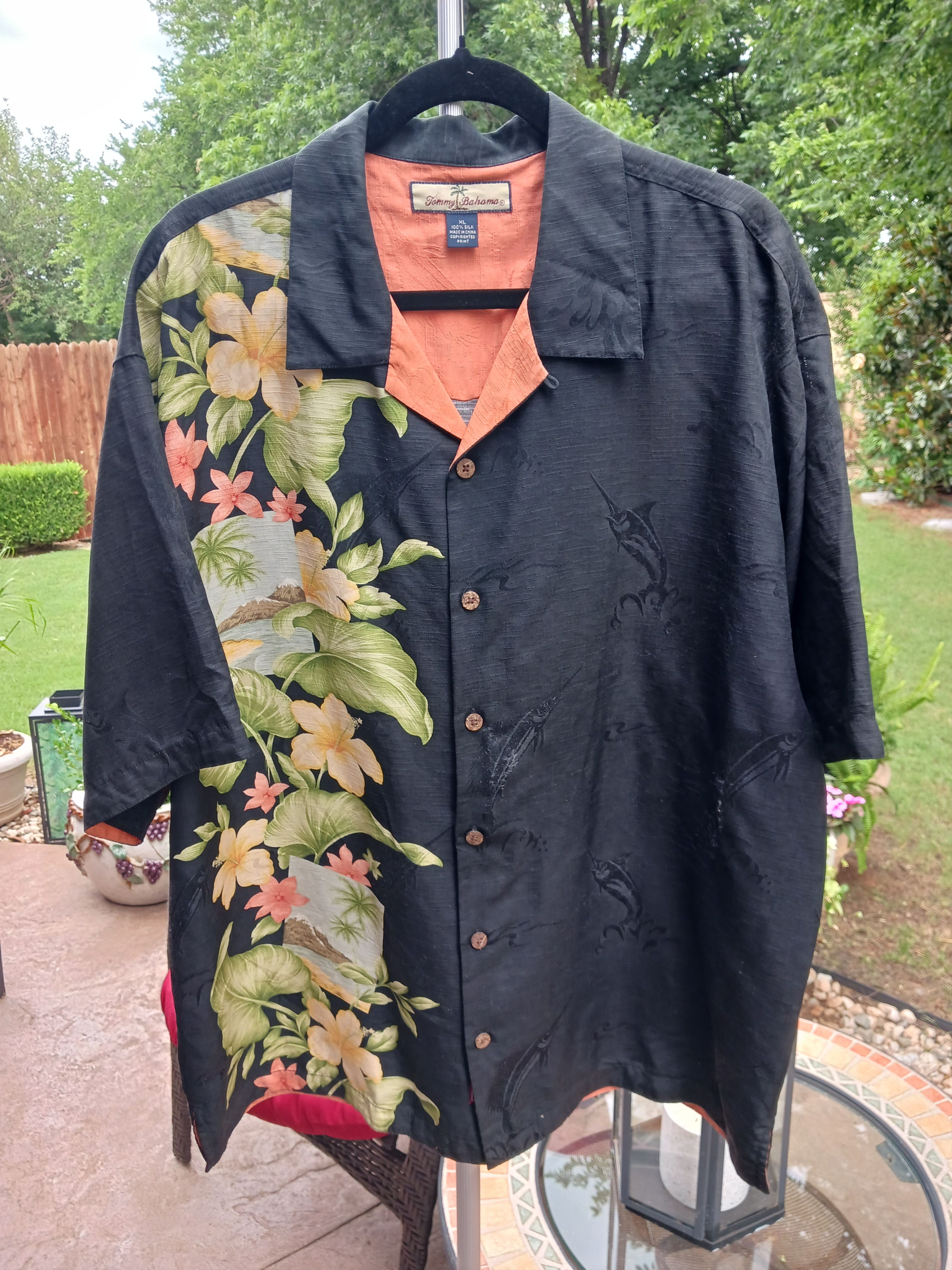 100% Silk Floral Camp Shirt