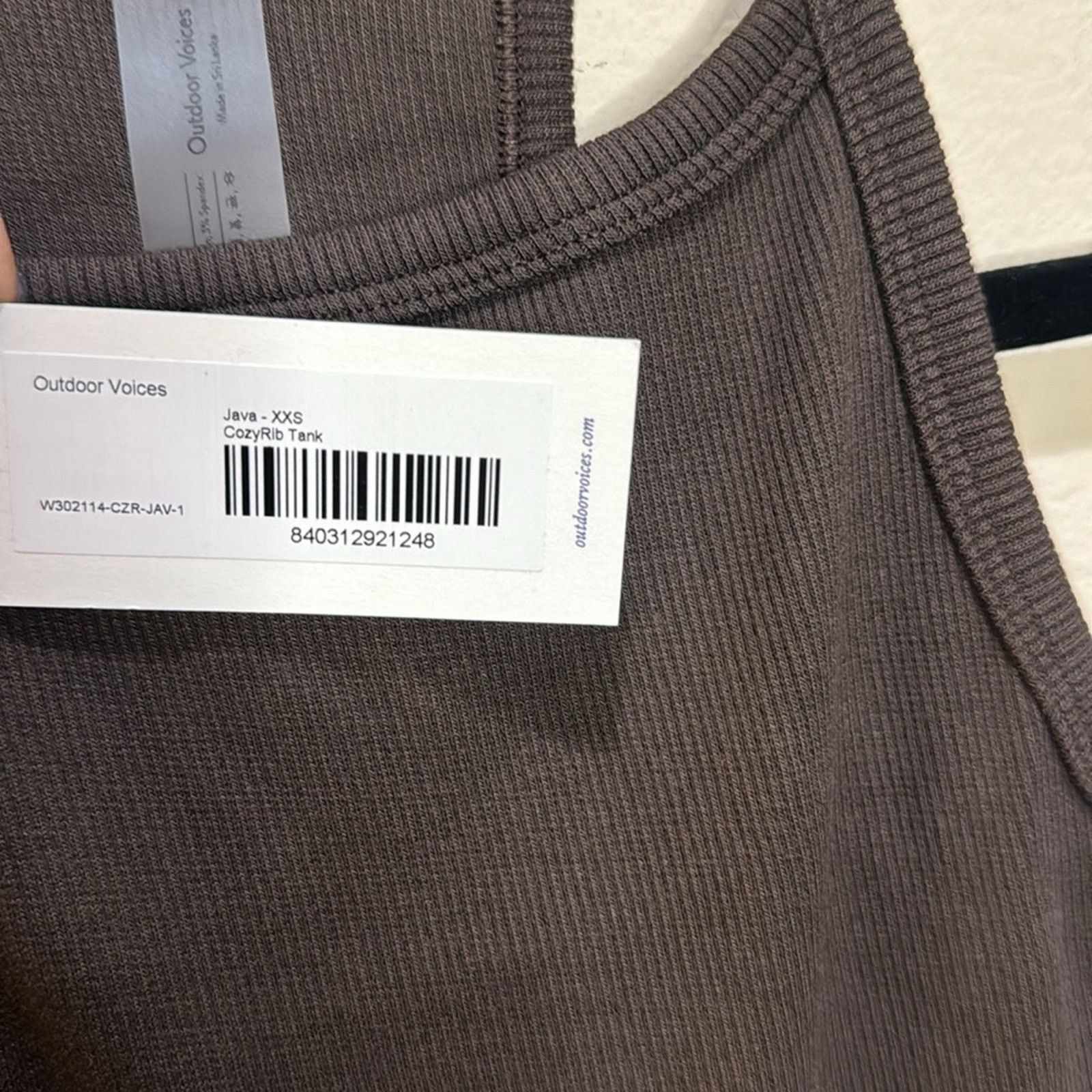 Outdoor Voices Outdoor Voices CozyRib Tank - Java Size XXS Size XXS / US 00 / IT 34 - 4 Thumbnail