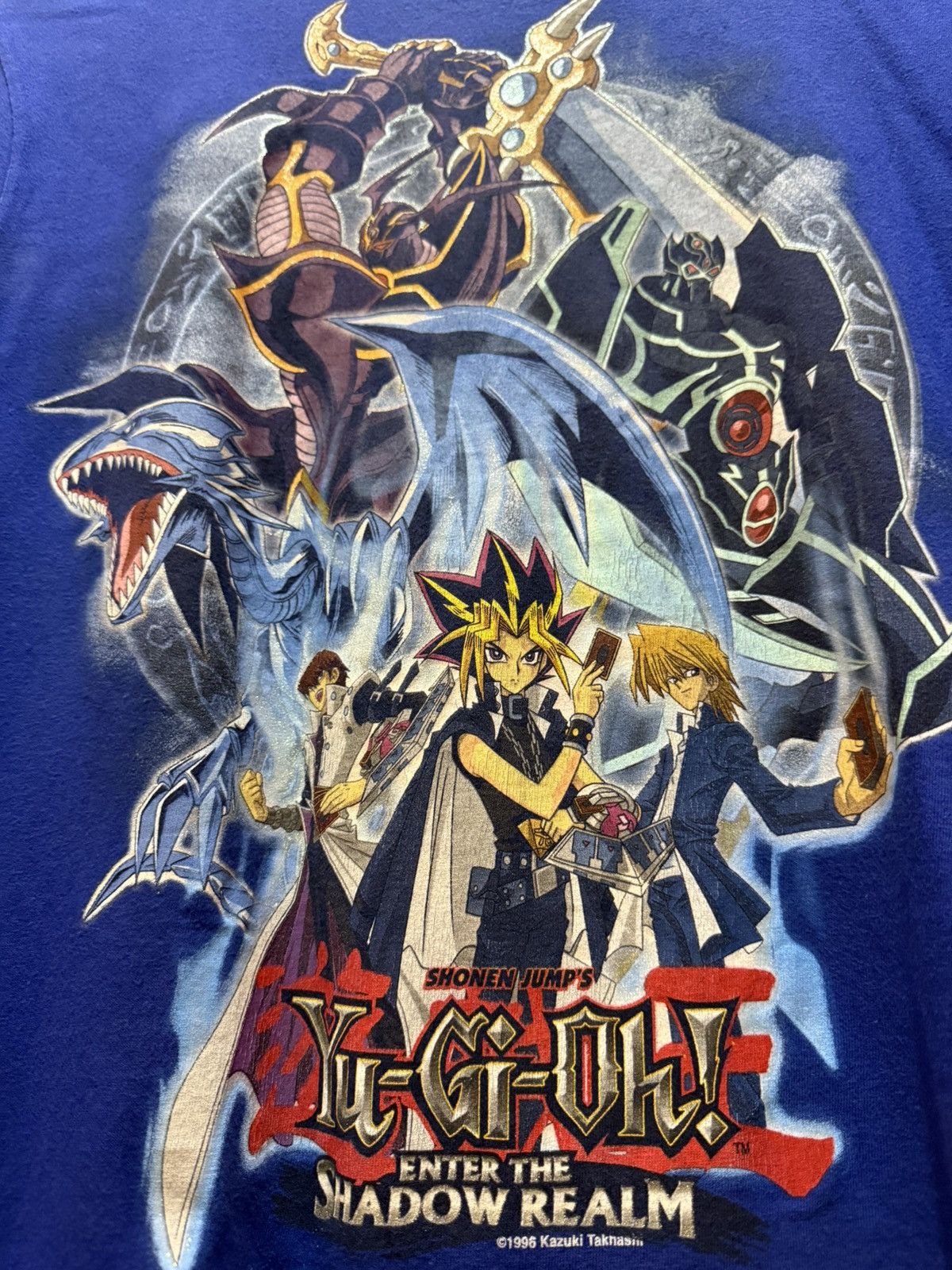 Anime × Cartoon Network × Vintage Vintage 90s YU-Gi-OH Enter The Shadow Realm Anime Tshirt Size US S / EU 44-46 / 1 - 5 Thumbnail
