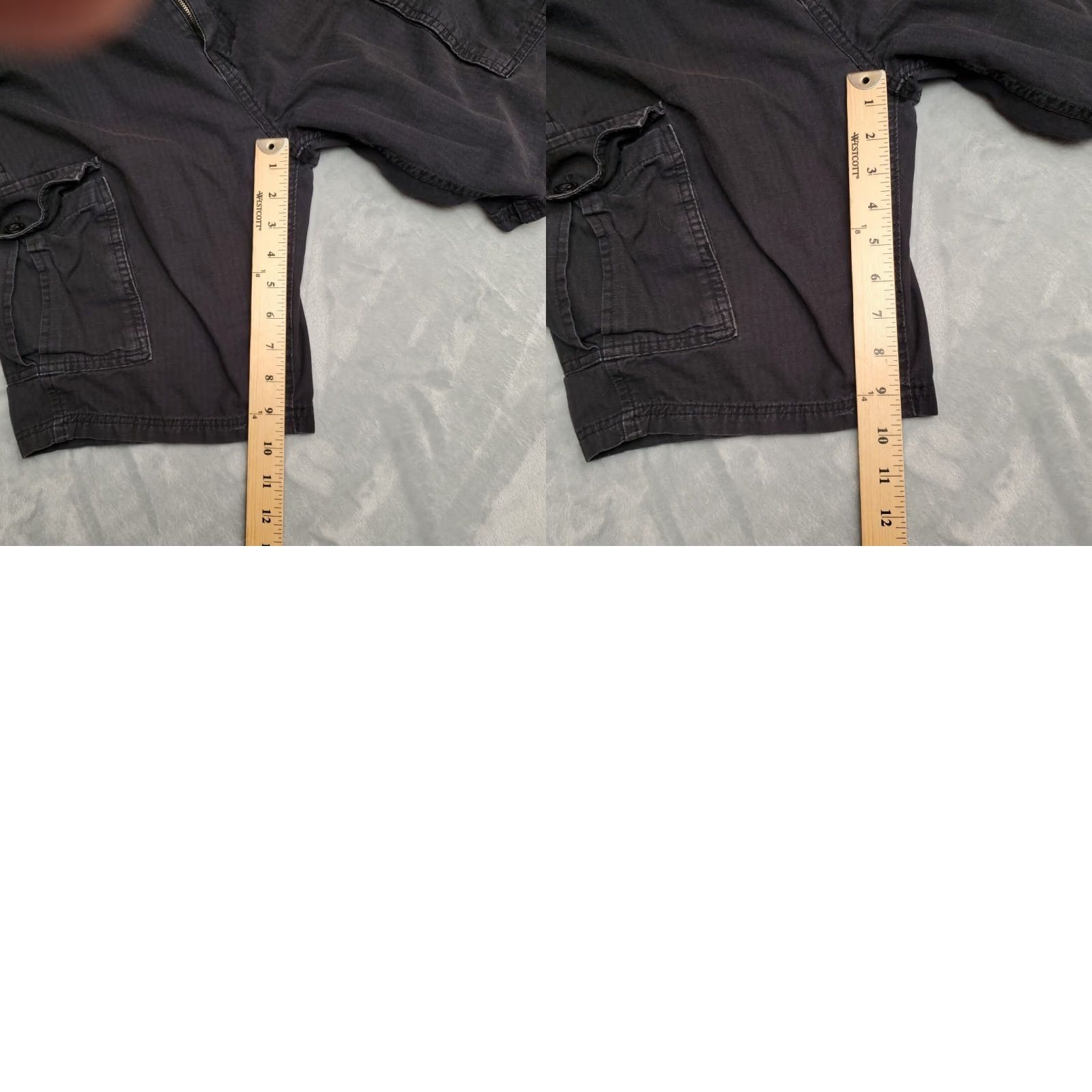 Etro LRG Shorts Mens 30 Black Ripstop Canvas Cargo Y2k Retro Lifted Research Group Size US 30 / EU 46 - 8 Thumbnail