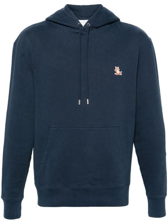 Maison Kitsune MAISON KITSUNE Women Hoodies LM00706 KM0001P476 Blue Size L / US 10 / IT 46 - 1 Thumbnail