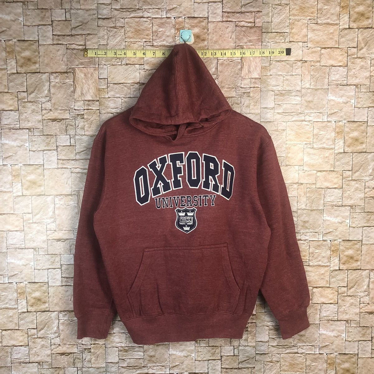 Oxford University vintage Maroon Hoodie sweatshirt #A24