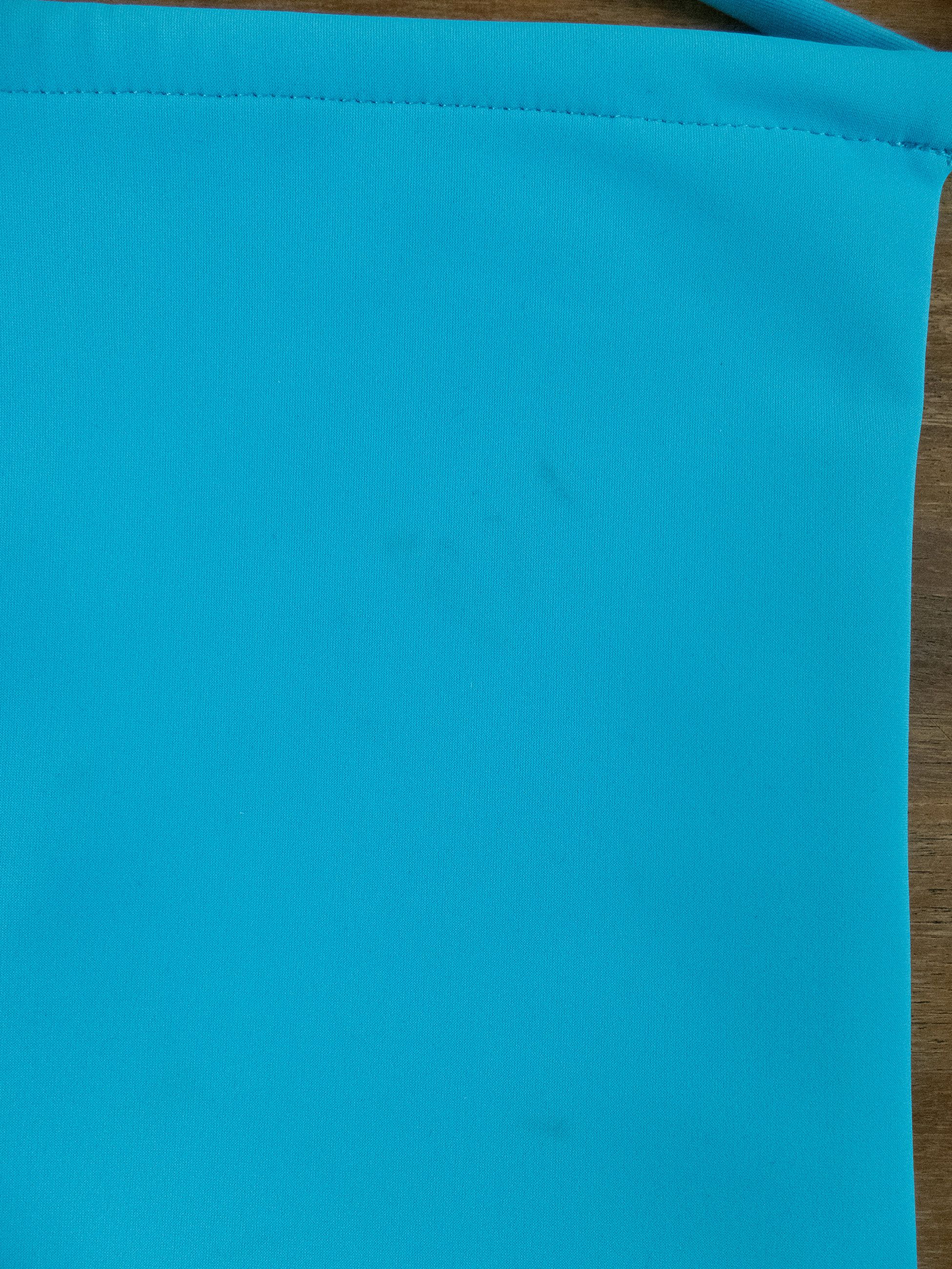 Bottega Veneta BOTTEGA VENETA blue two piece one shoulder bikini swimsuit M Size 28" / US 6 / IT 42 - 14 Thumbnail