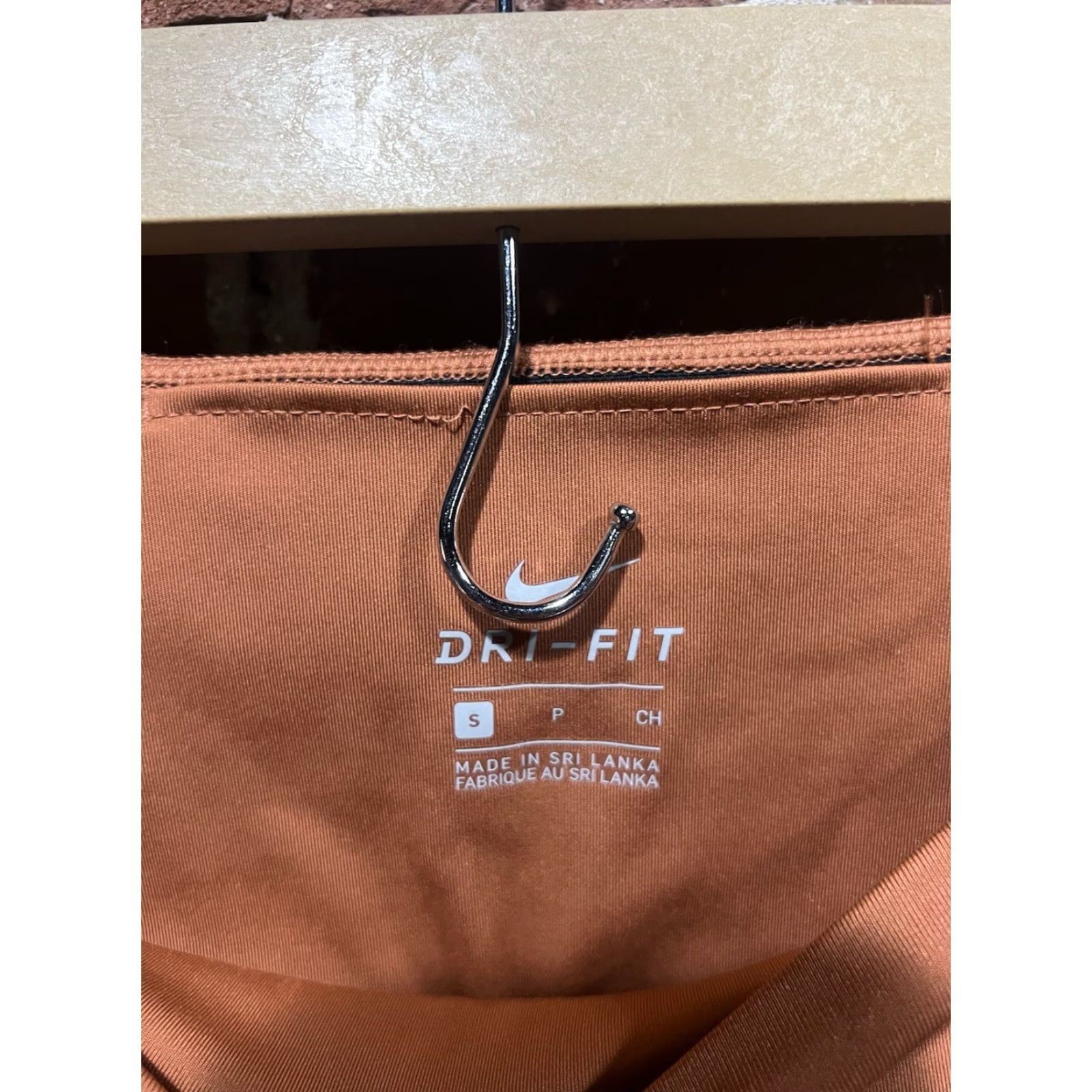 Nike Nike Leggings Womens Cropped Pull On Dri-Fit Orange Size Small M Size 32" / US 10 / IT 46 - 3 Thumbnail