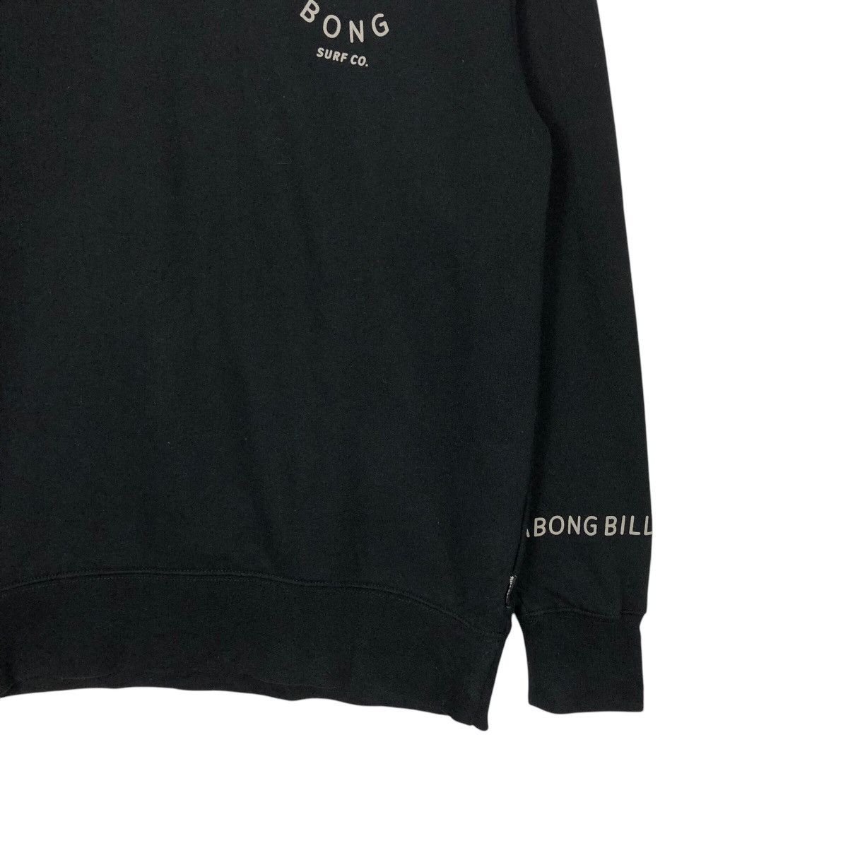 Japanese Brand × Vintage 📌Rich Black Vintage Sweatshirt Billabong Big Logo Size US S / EU 44-46 / 1 - 4 Thumbnail